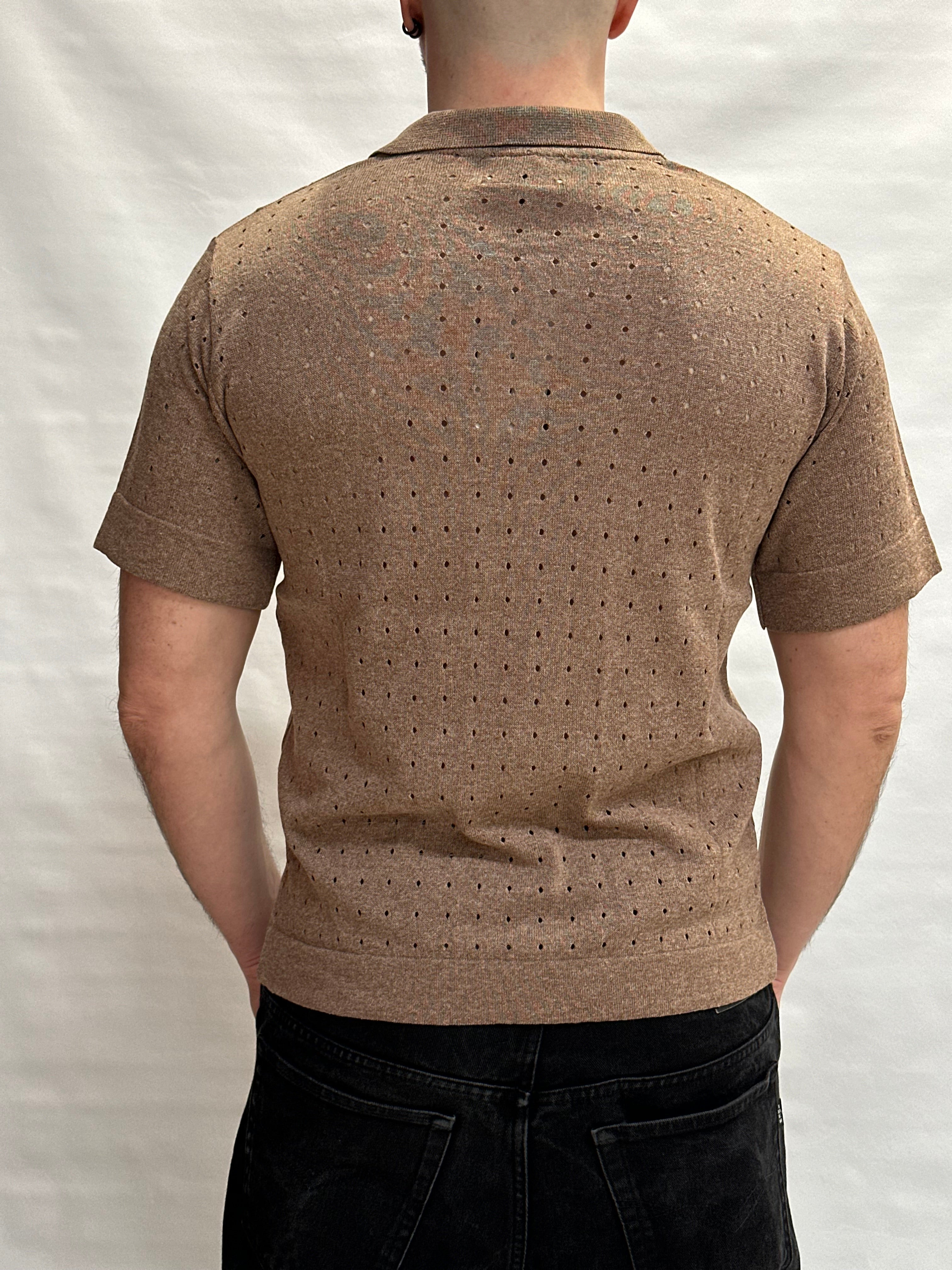 Camicia in maglia BL11 IN Cotone traforata - Cod: 03LD129756