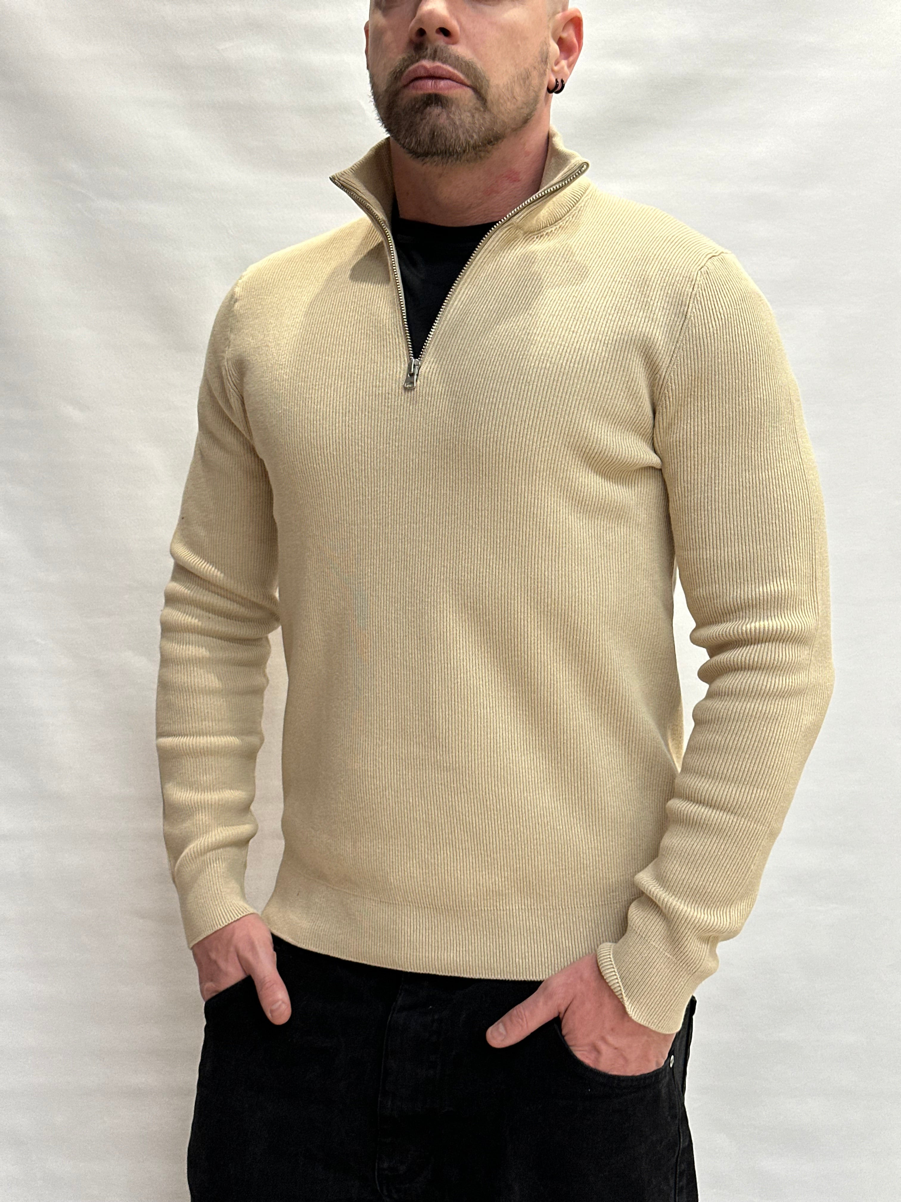 Maglia in Cotone ONLY&SONS con zip parziale, Cod: ONSPHIL