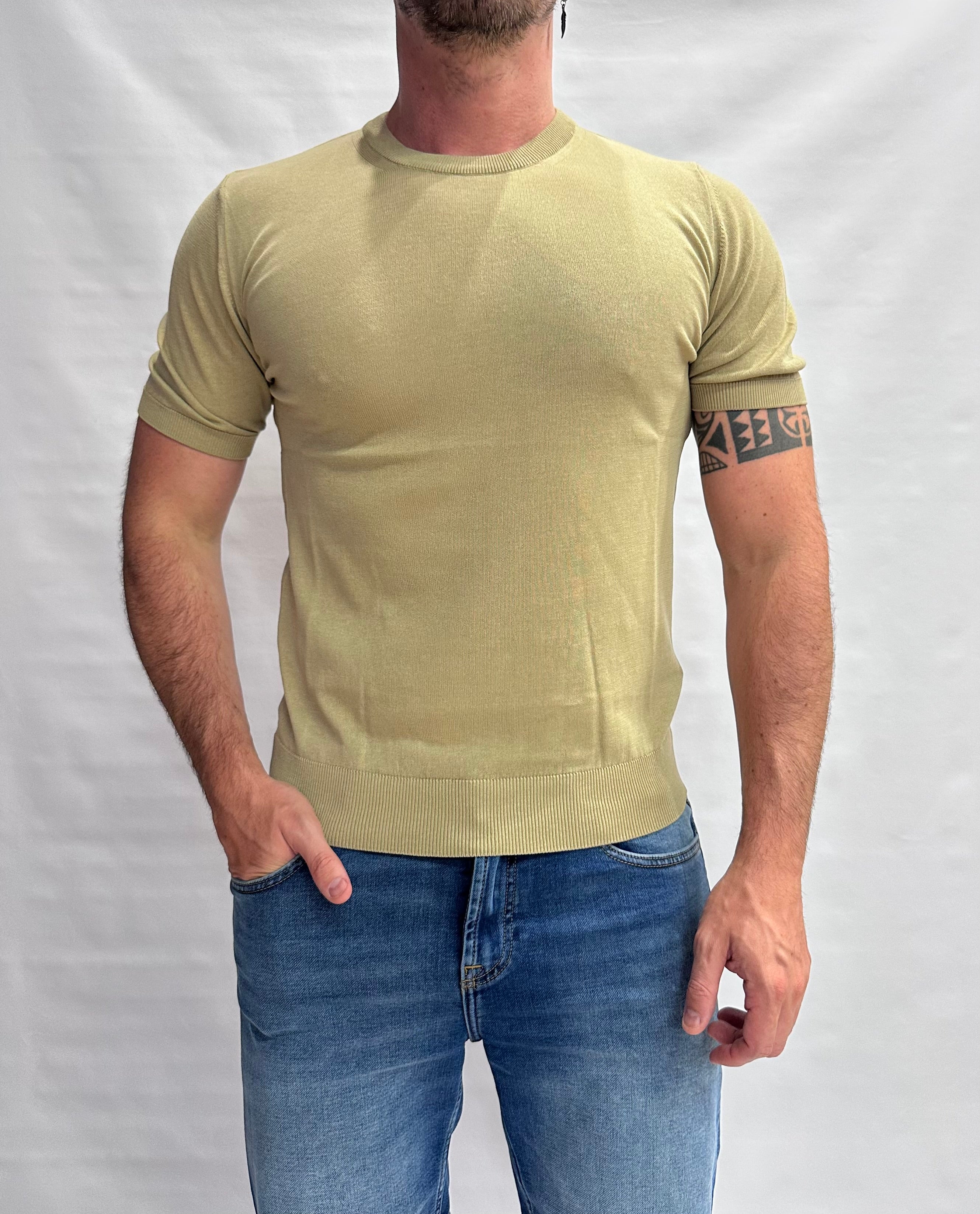 T Shirt in maglia XAGON MAN in Cotone leggero, manica corta - Cod: QHANS1