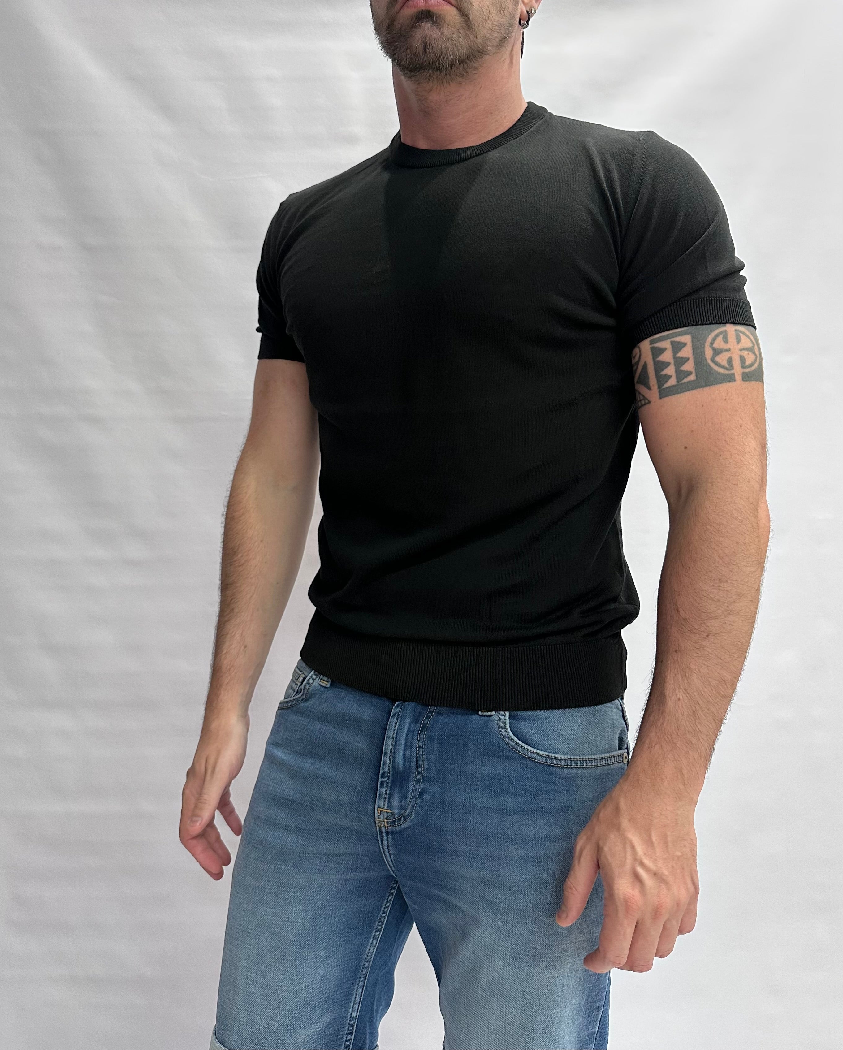 T Shirt in maglia XAGON MAN in Cotone leggero, manica corta - Cod: QHANS1