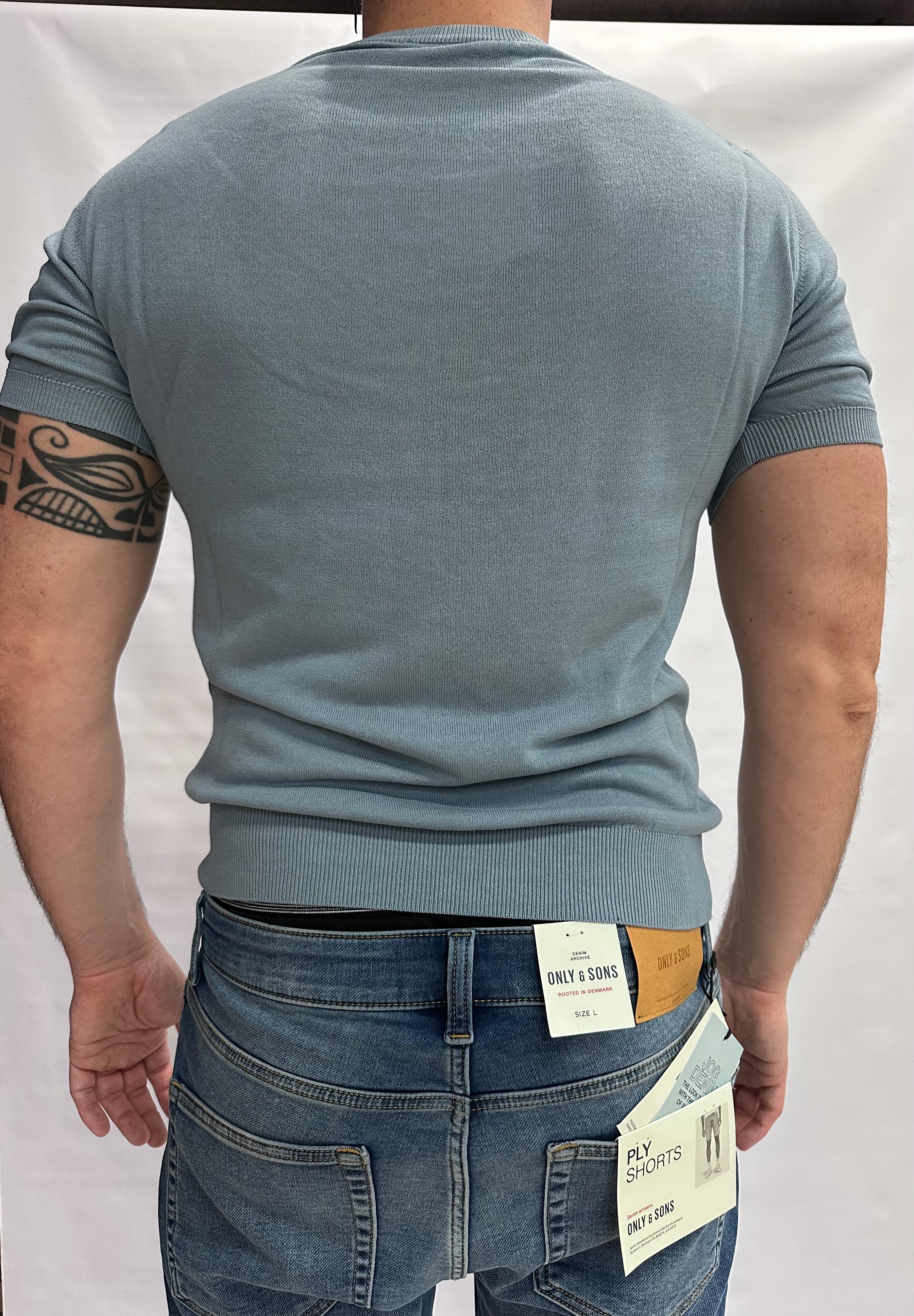 T Shirt in maglia XAGON MAN in Cotone leggero, manica corta - Cod: QHANS1