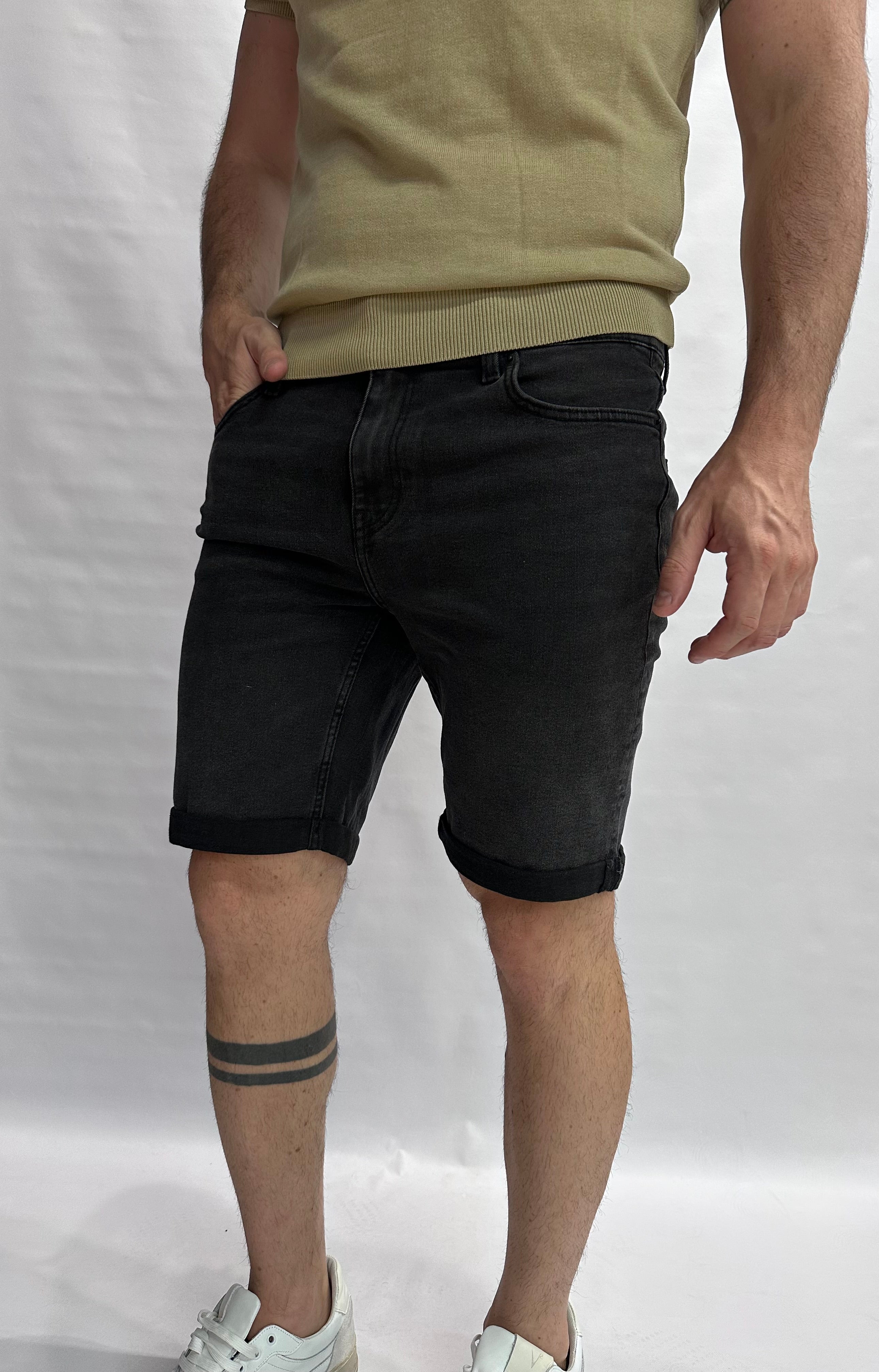 Bermuda ONLY&SONS asciutto di gamba, elasticizzato, con chiusura bottone e cerniera - COD: ONSPLYWB