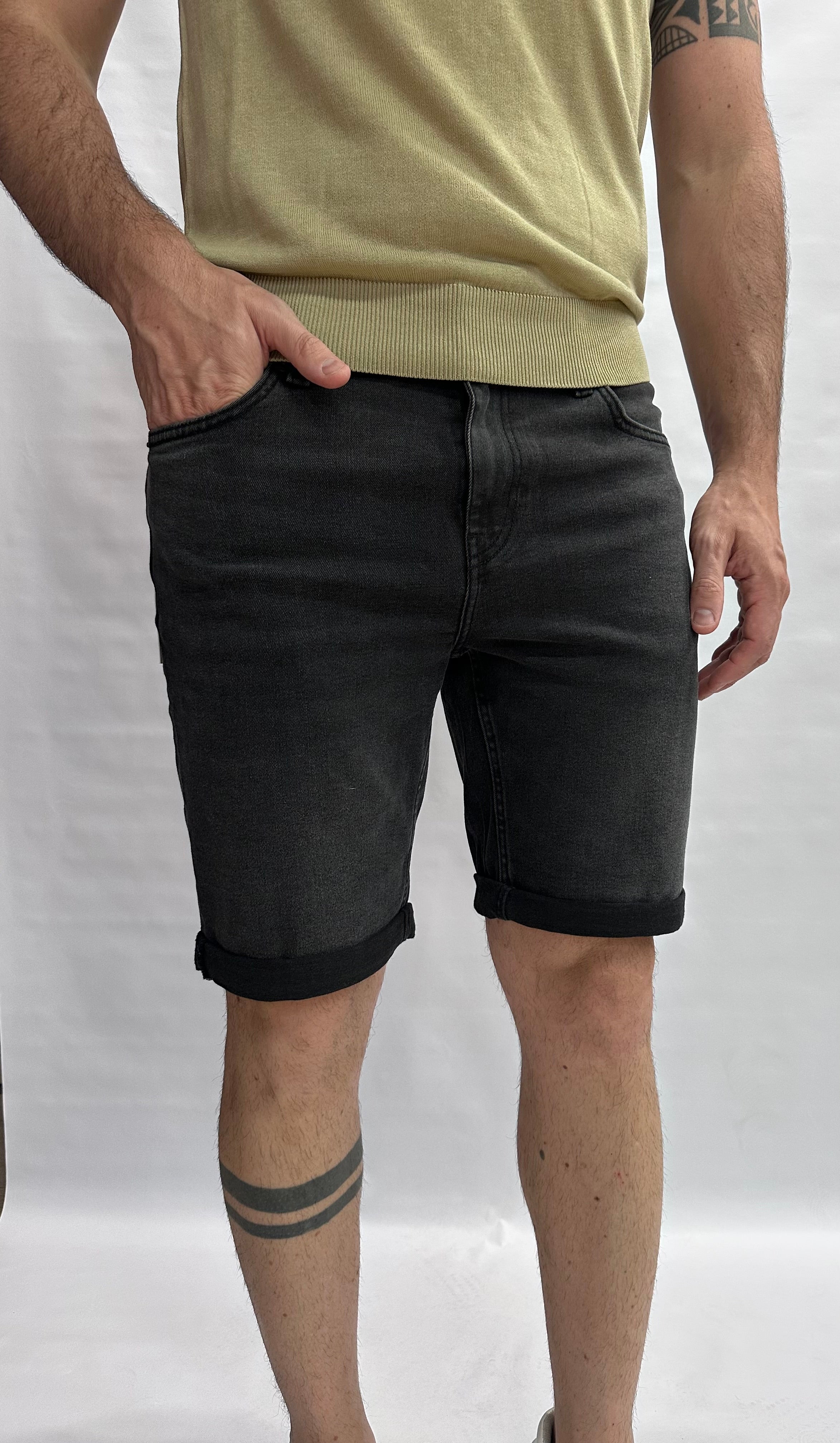 Bermuda ONLY&SONS asciutto di gamba, elasticizzato, con chiusura bottone e cerniera - COD: ONSPLYWB
