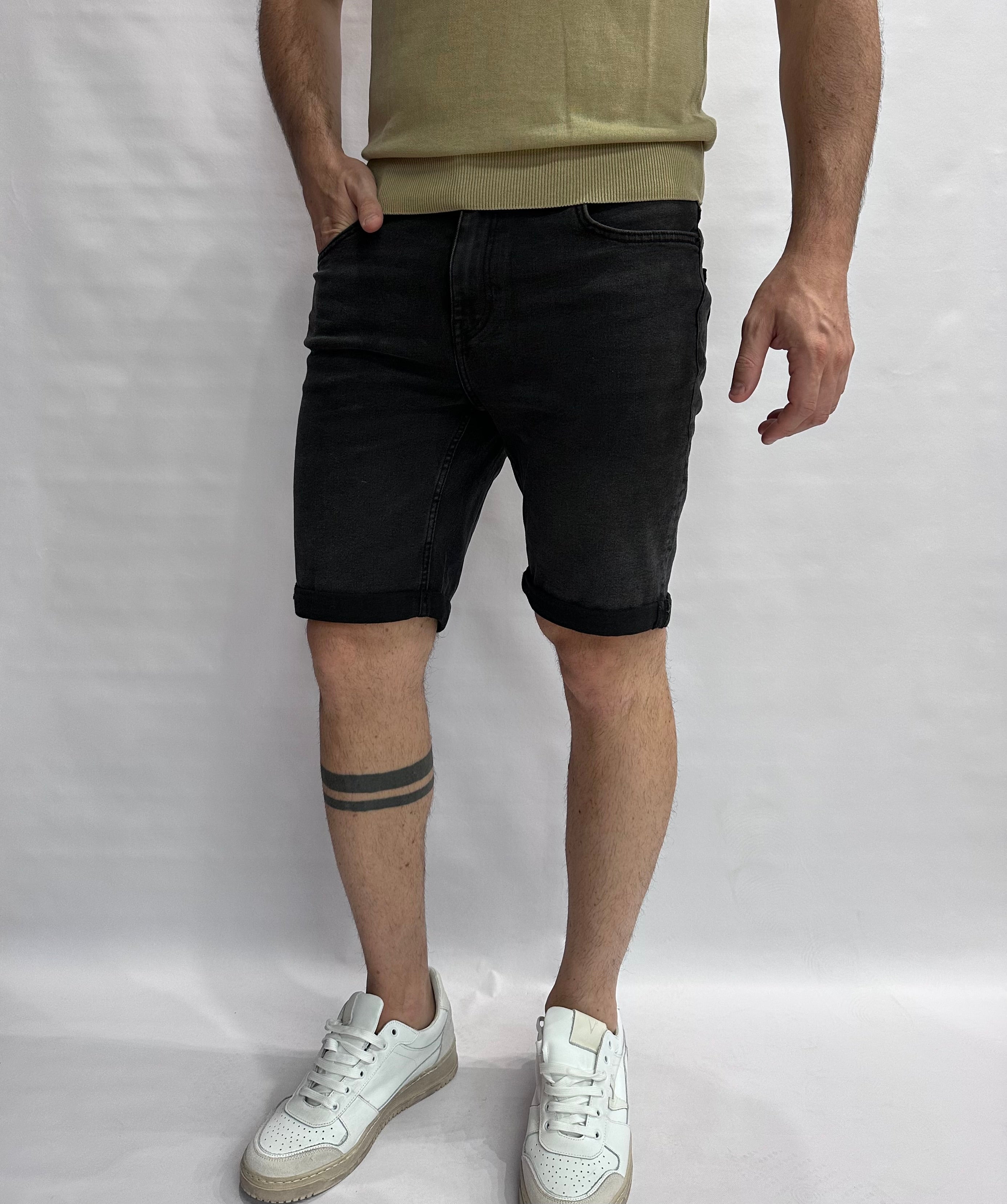 Bermuda ONLY&SONS asciutto di gamba, elasticizzato, con chiusura bottone e cerniera - COD: ONSPLYWB