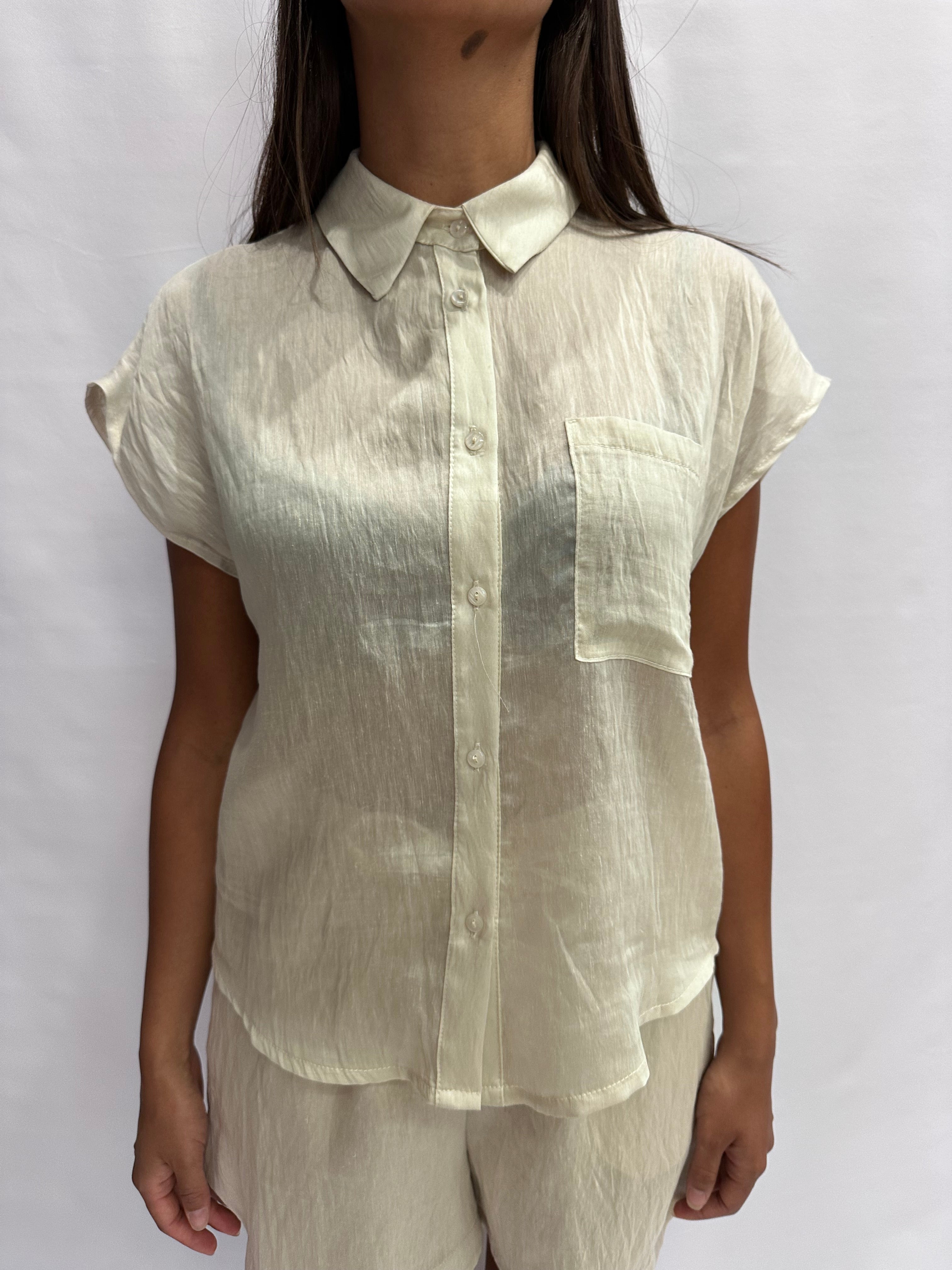 Camicetta TENSIONE IN corto disponibile anche con pantaloncino in coordinato, - COD: C50583AT