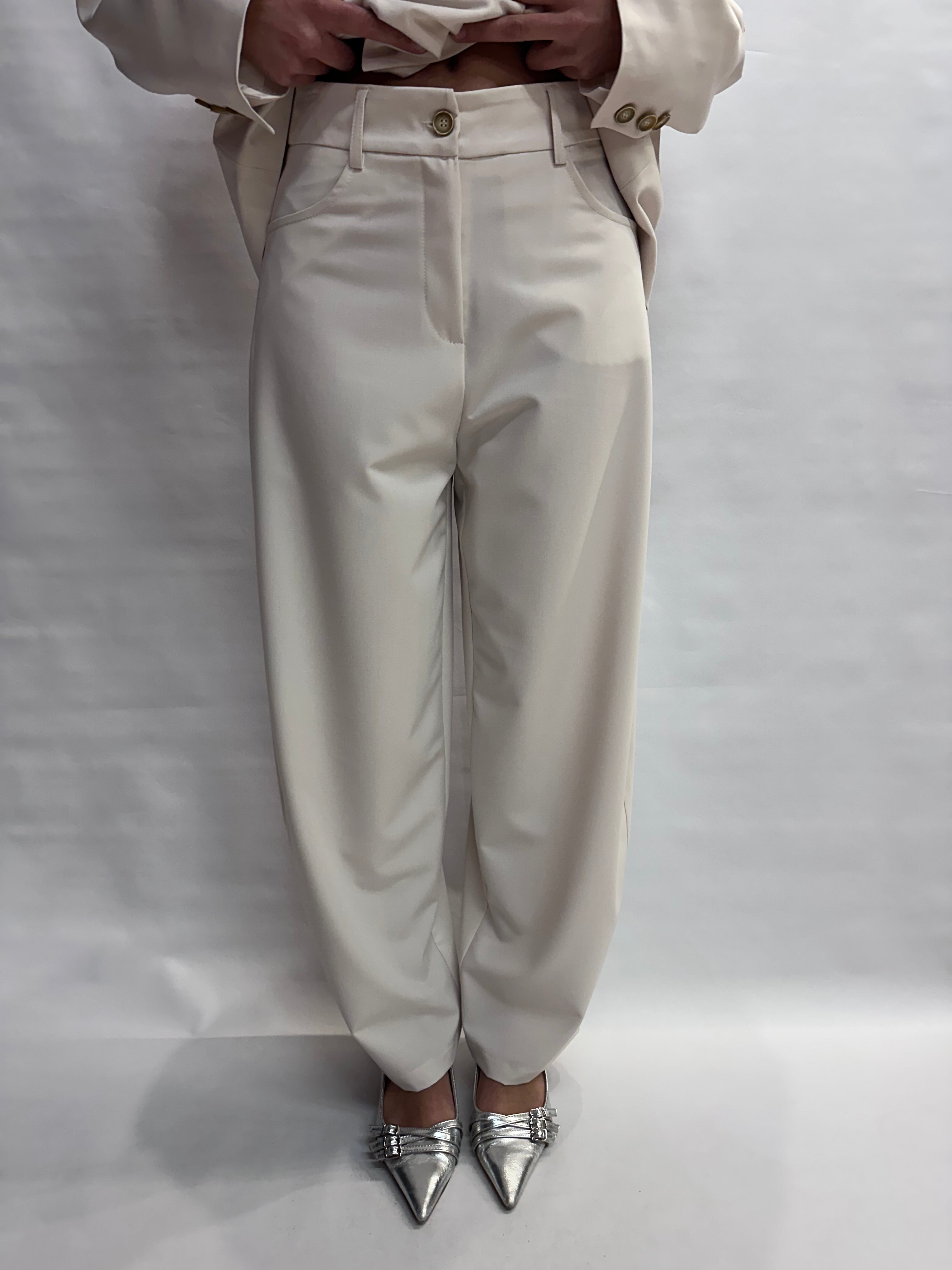 Pantalone TENSIONE IN a palazzo disponibile anche con giacca in coordinato , COD: 26P3843