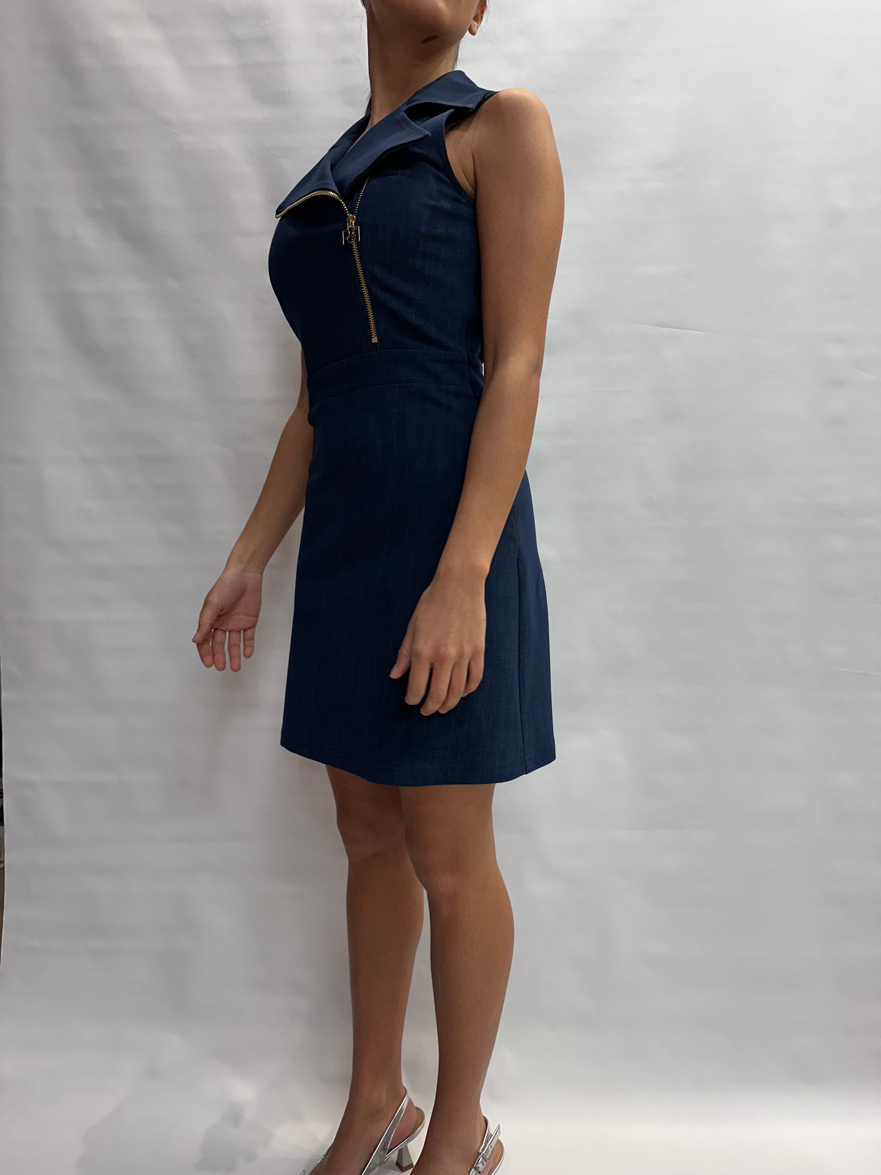 Abito RINASCIMENTO manica lunga con cerniera decorativa - COD: CFC00128014003