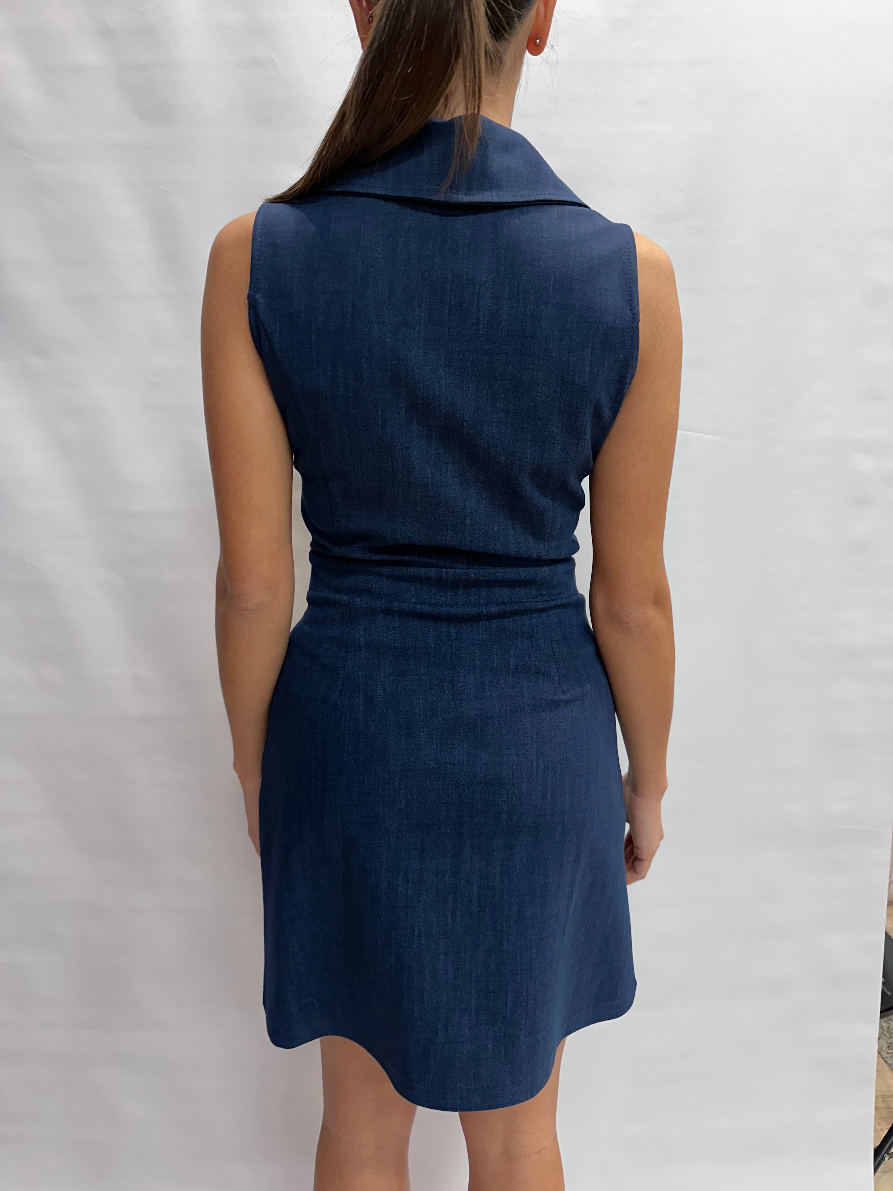 Abito RINASCIMENTO manica lunga con cerniera decorativa - COD: CFC00128014003