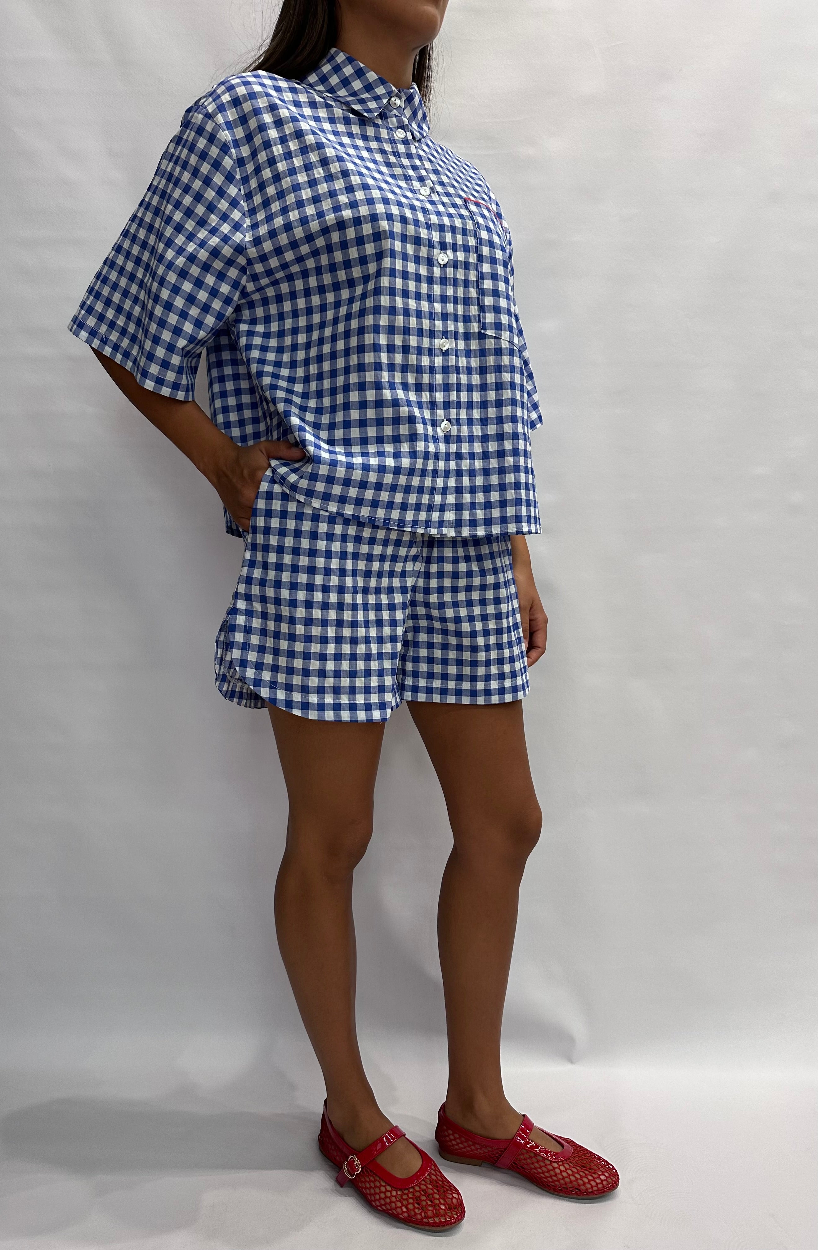 Coordinato TENSIONE IN a quadratini, COD: 26S5486 E 26C5410
