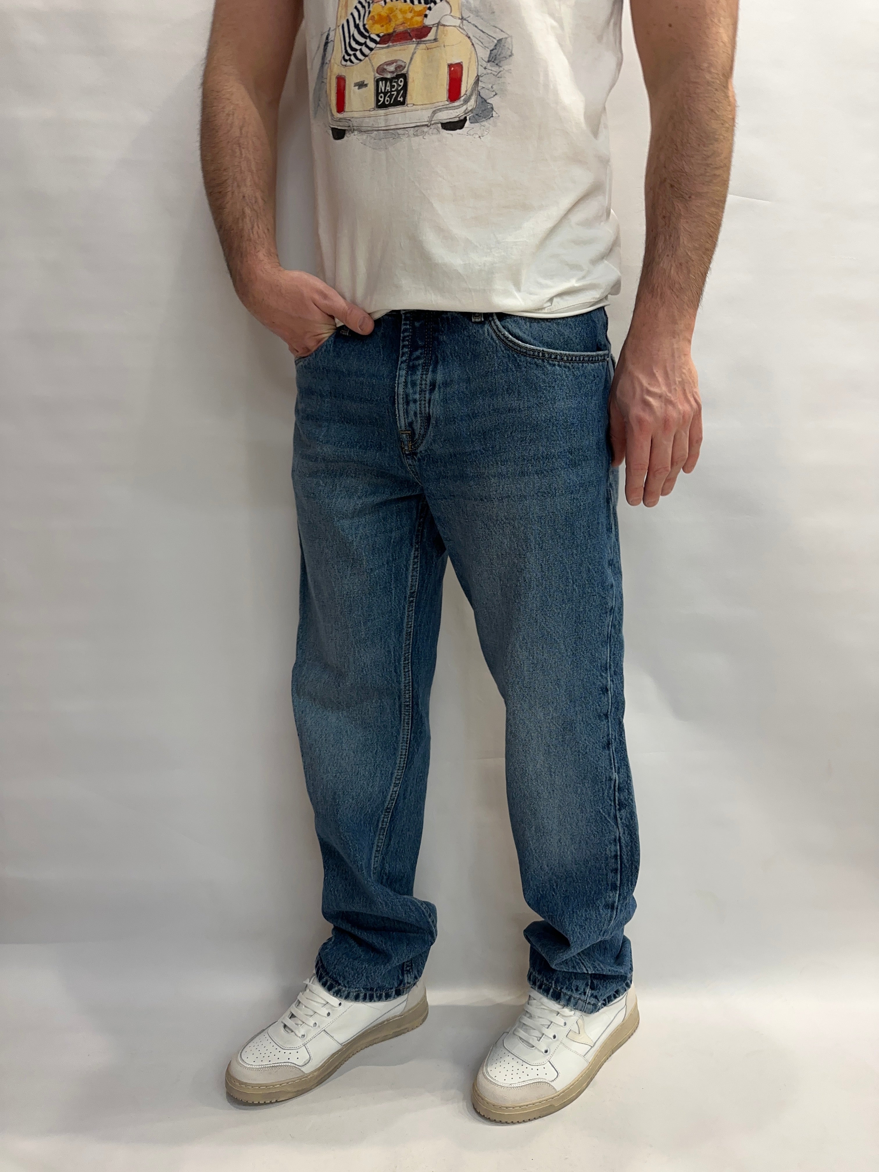 Jeans ONLY&SONS modello straight (ossia gamba dritta e morbida) color Blu Denim - COD: EDGE