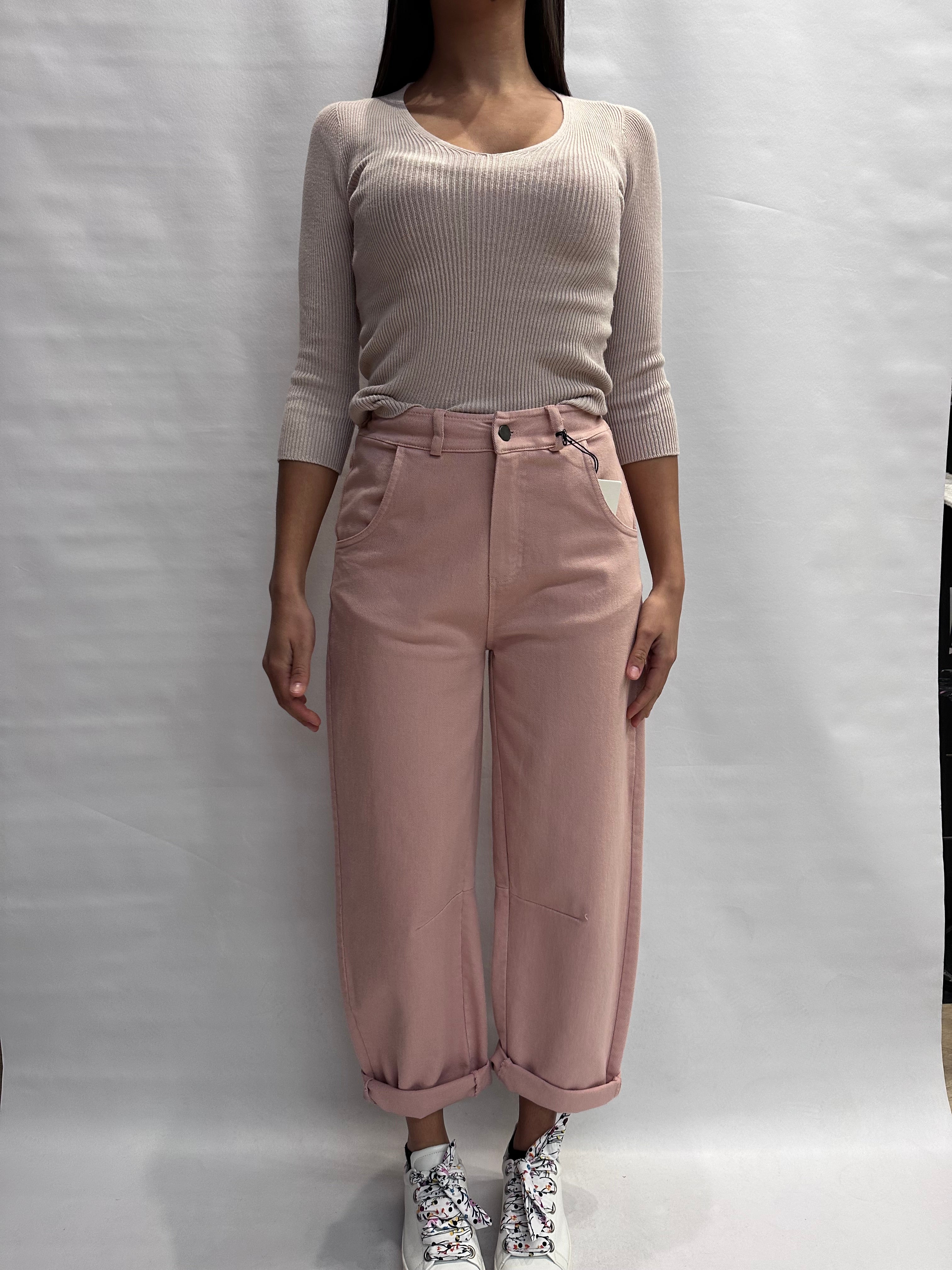 Jeans TENSIONE IN ovetto a fondo largo - COD: PA5137PE26