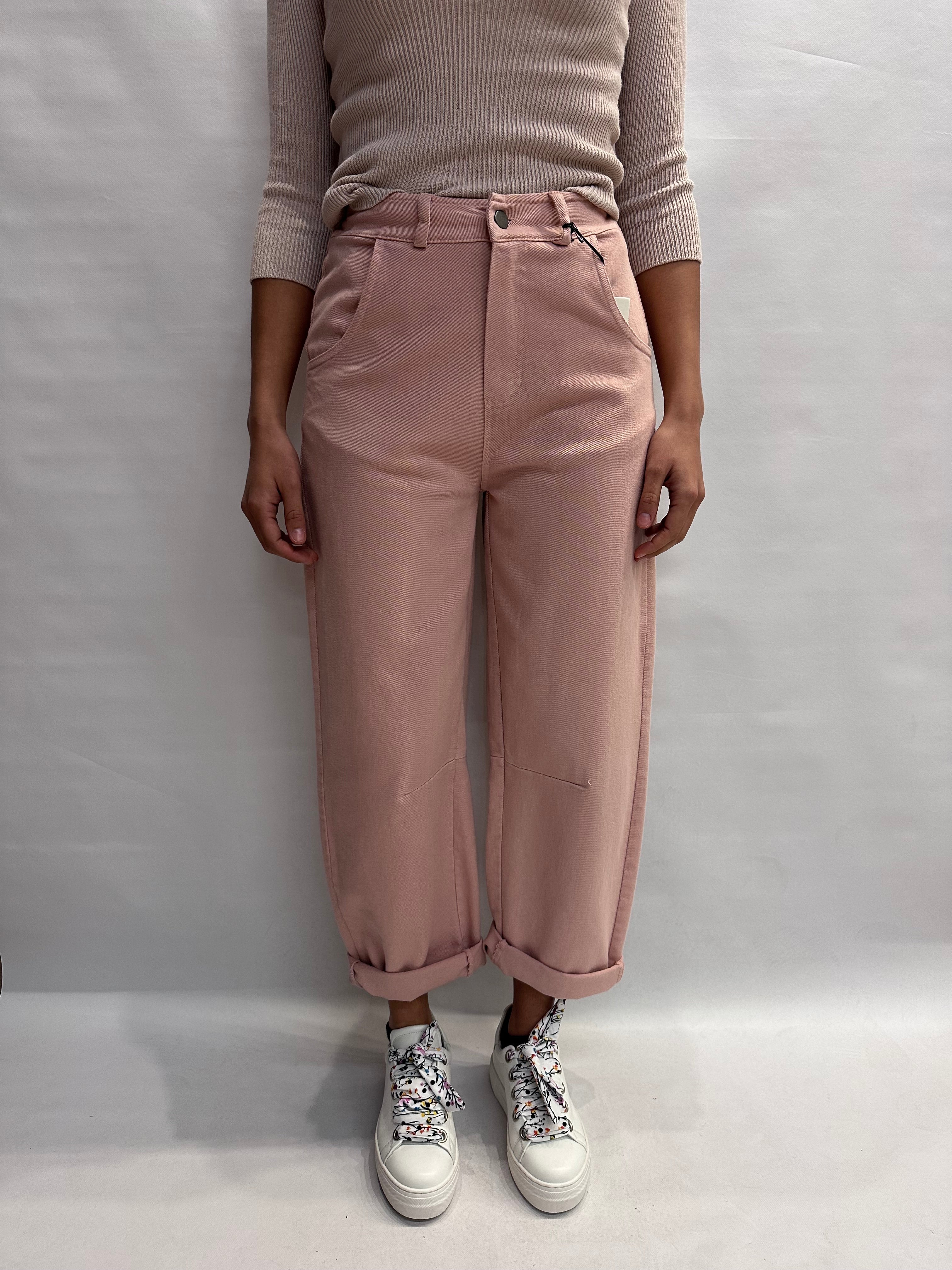 Jeans TENSIONE IN ovetto a fondo largo - COD: PA5137PE26