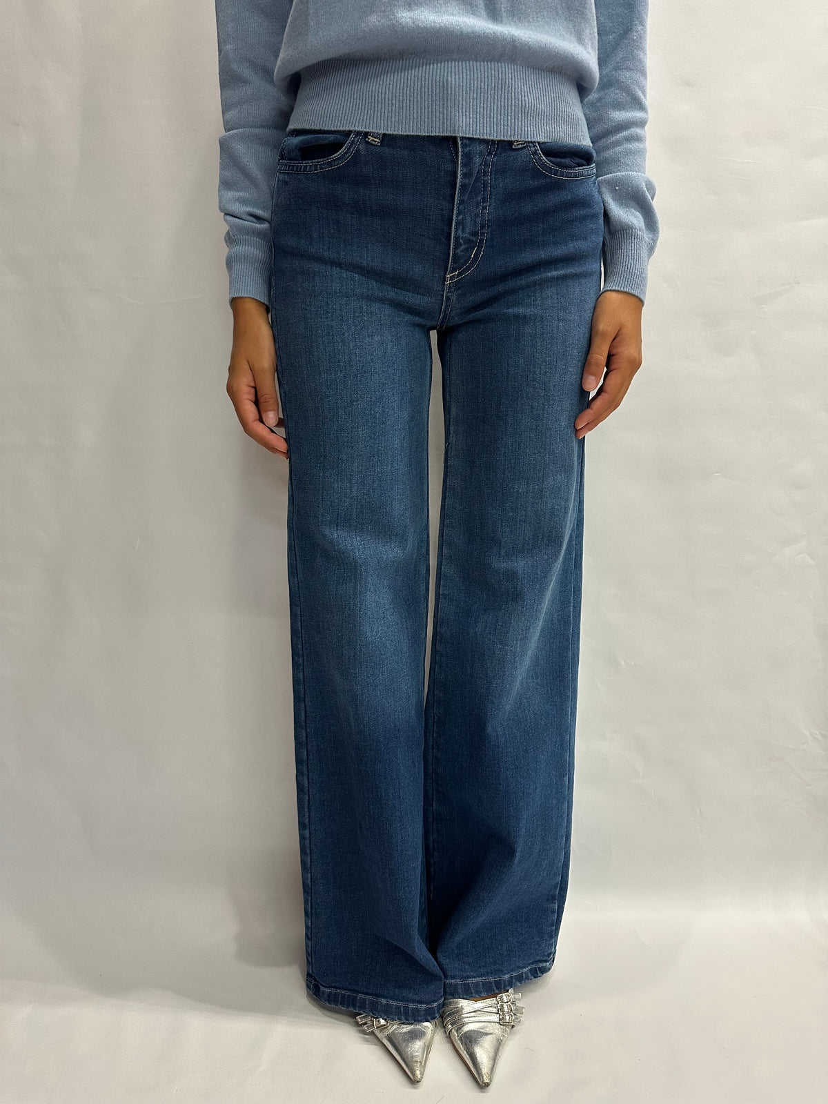 Jeans RINASCIMENTO a palazzo COD: CFC0127396003