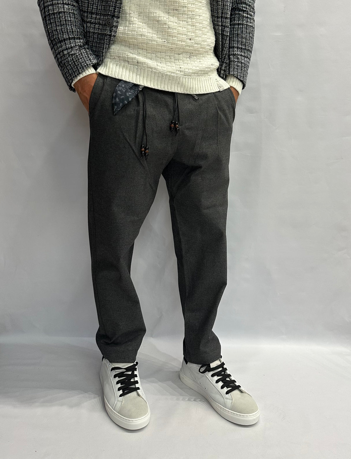 Pantaloni BERNA modello regular disponibile anche con sahariana in coordinato - COD: 26230123