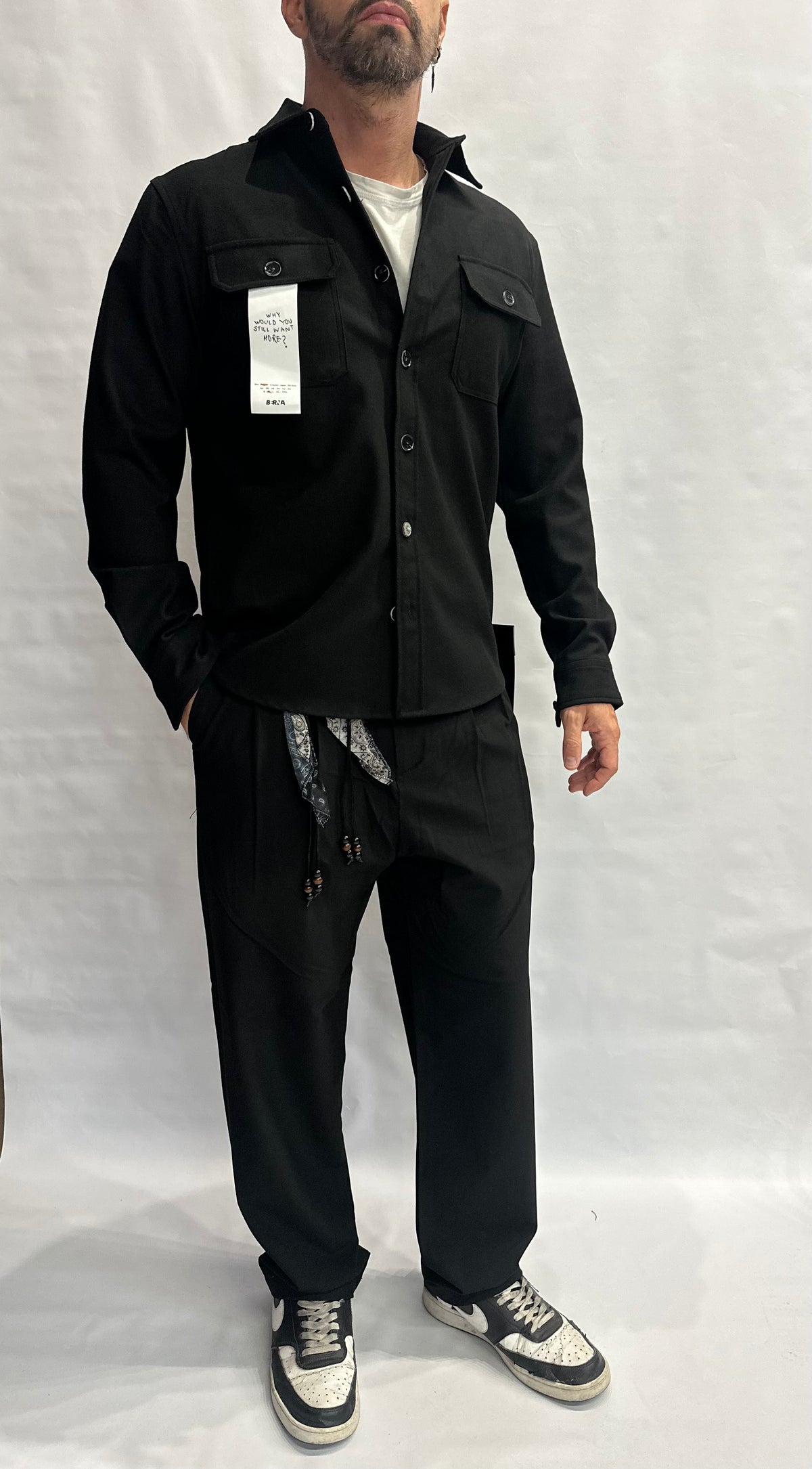 Sahariana BERNA con ampie tasche frontali disponibile anche con pantalone in coordinato - Cod: 262301
