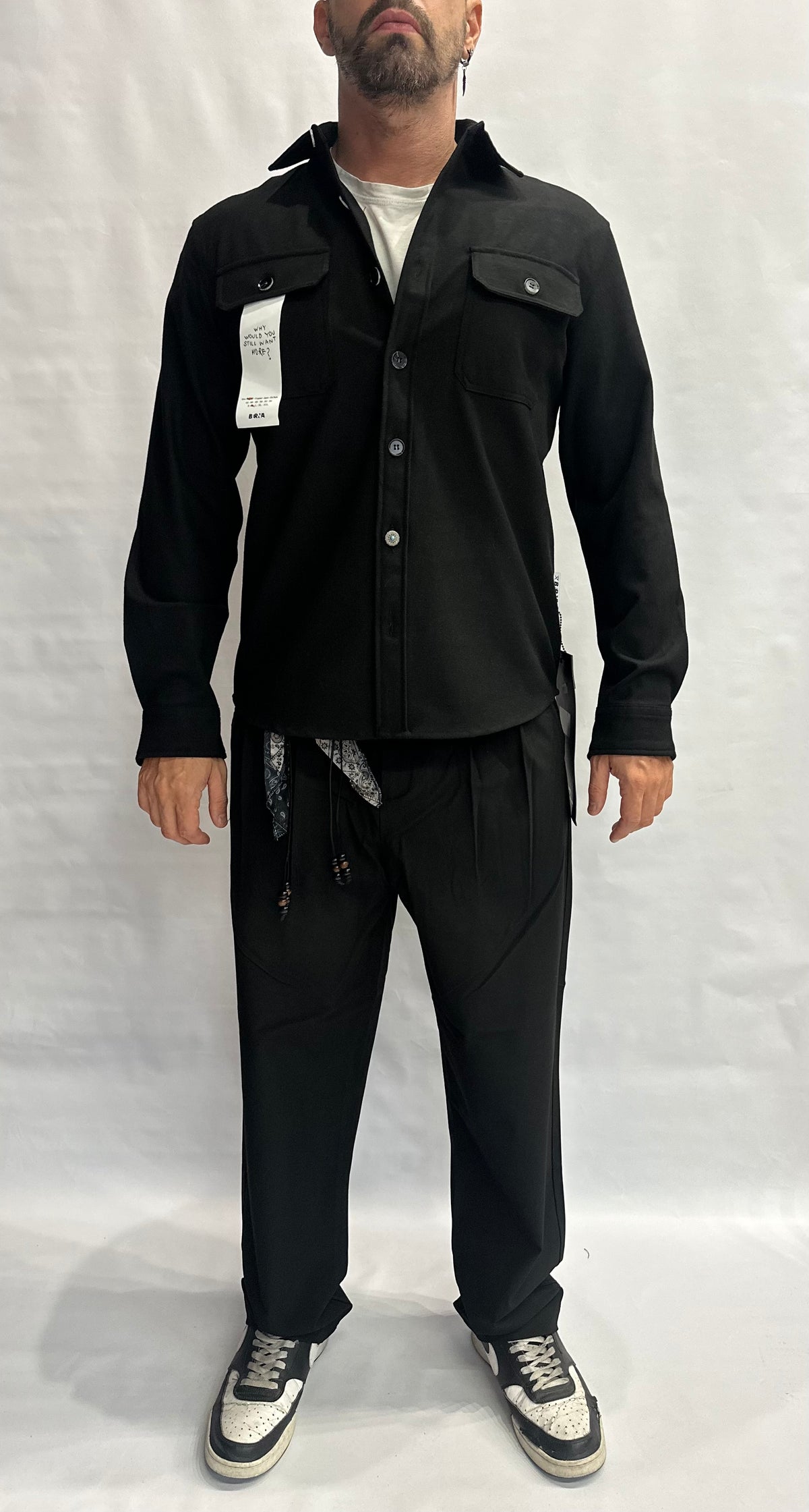 Sahariana BERNA con ampie tasche frontali disponibile anche con pantalone in coordinato - Cod: 262301