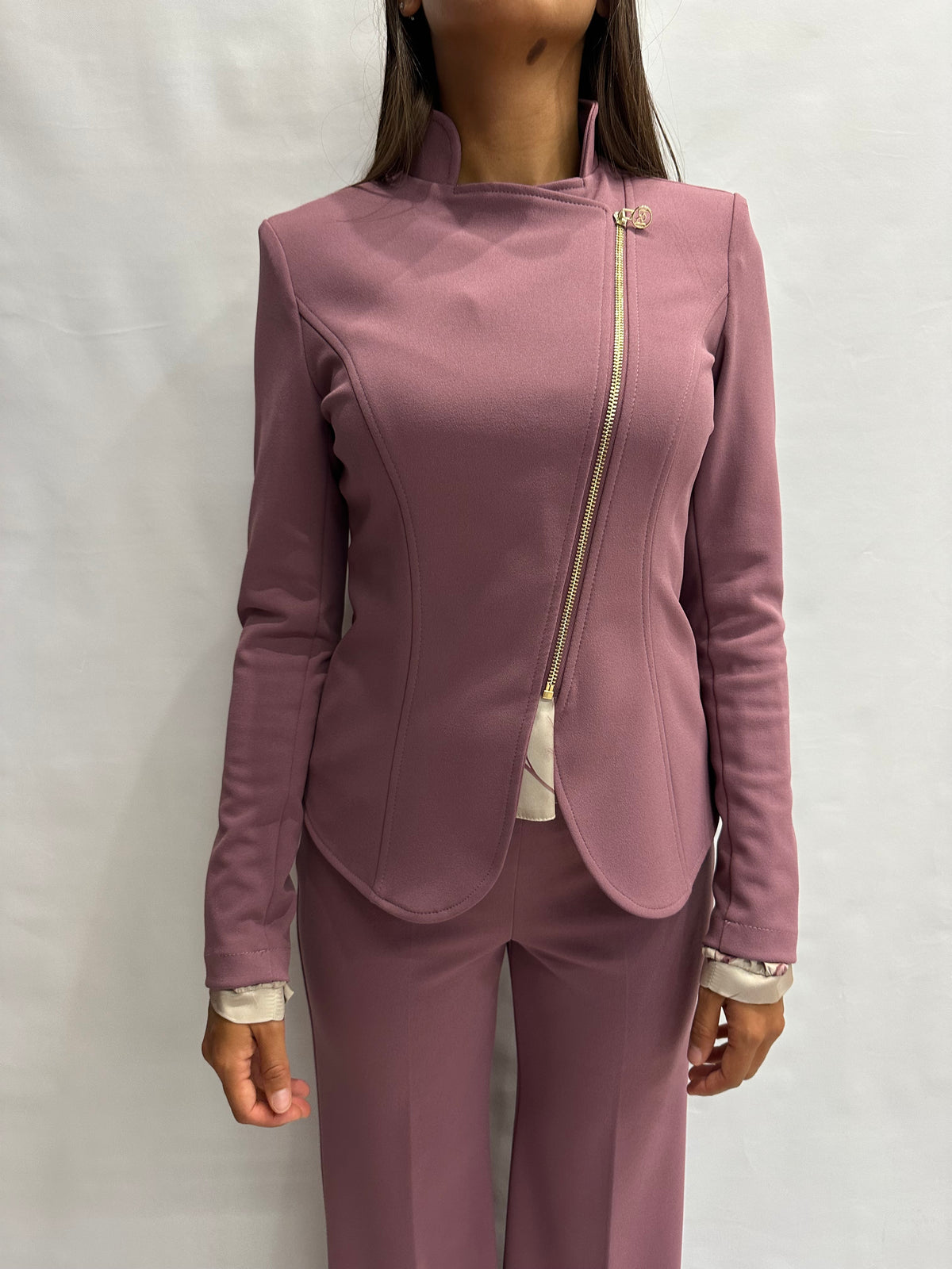 Giacca RINASCIMENTO in crêpe disponibile con pantalone in coordinato - COD: CFC0130203003