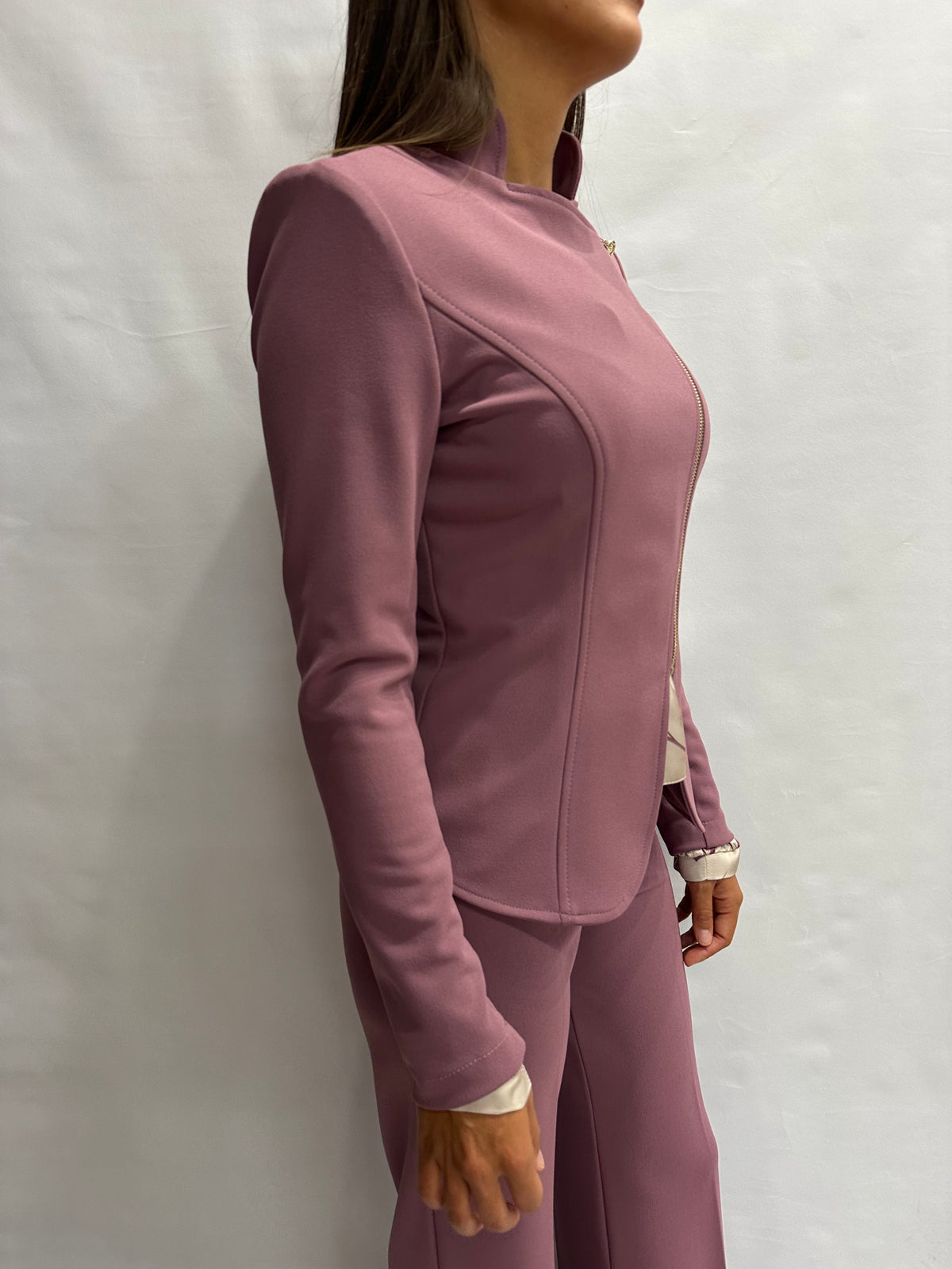 Giacca RINASCIMENTO in crêpe disponibile con pantalone in coordinato - COD: CFC0130203003