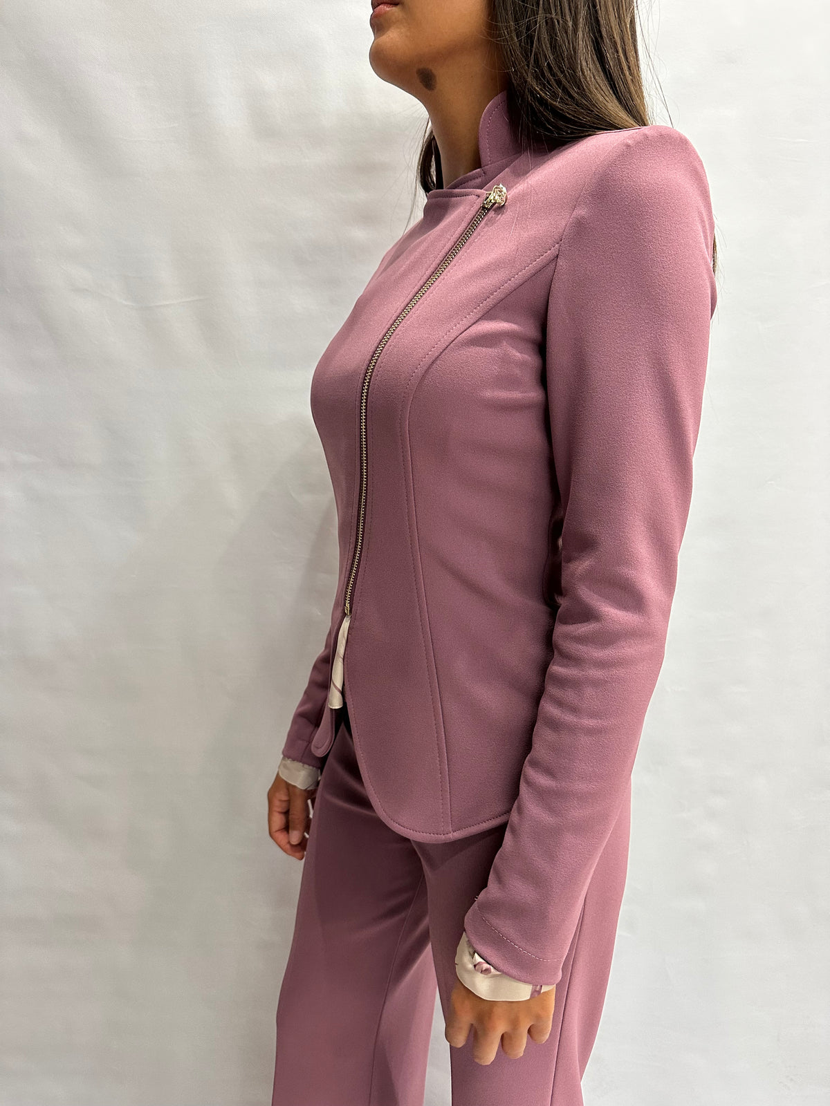 Giacca RINASCIMENTO in crêpe disponibile con pantalone in coordinato - COD: CFC0130203003