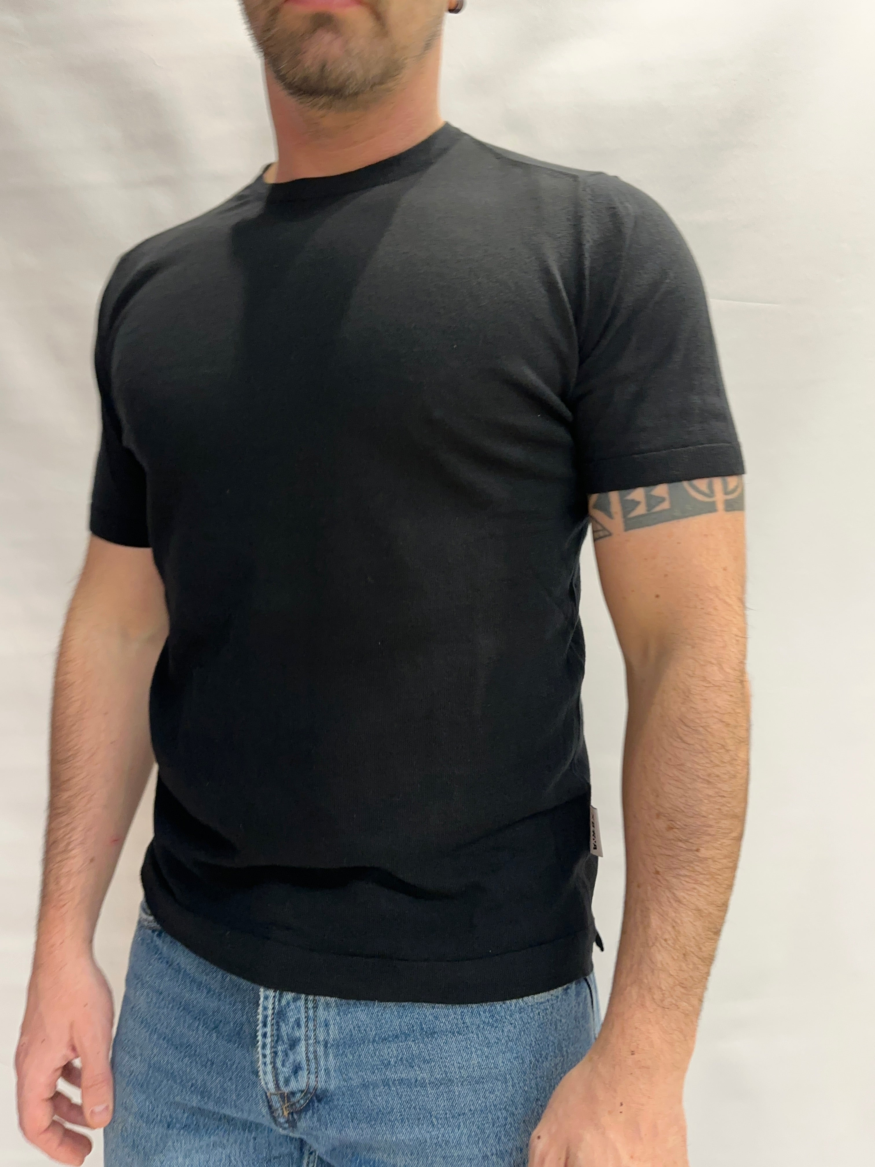 T Shirt in maglia BERNA in Cotone leggerissimo, manica corta - Cod: 261046645