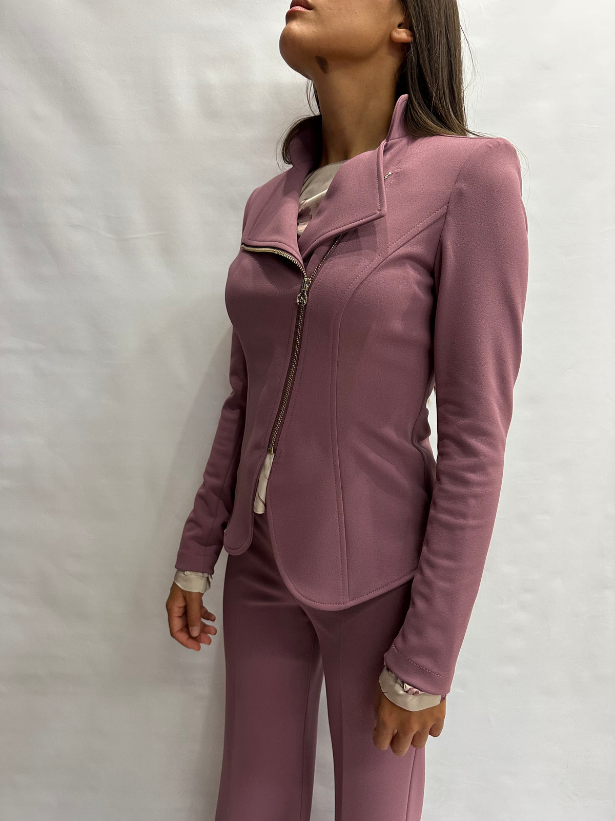 Giacca RINASCIMENTO in crêpe disponibile con pantalone in coordinato - COD: CFC0130203003