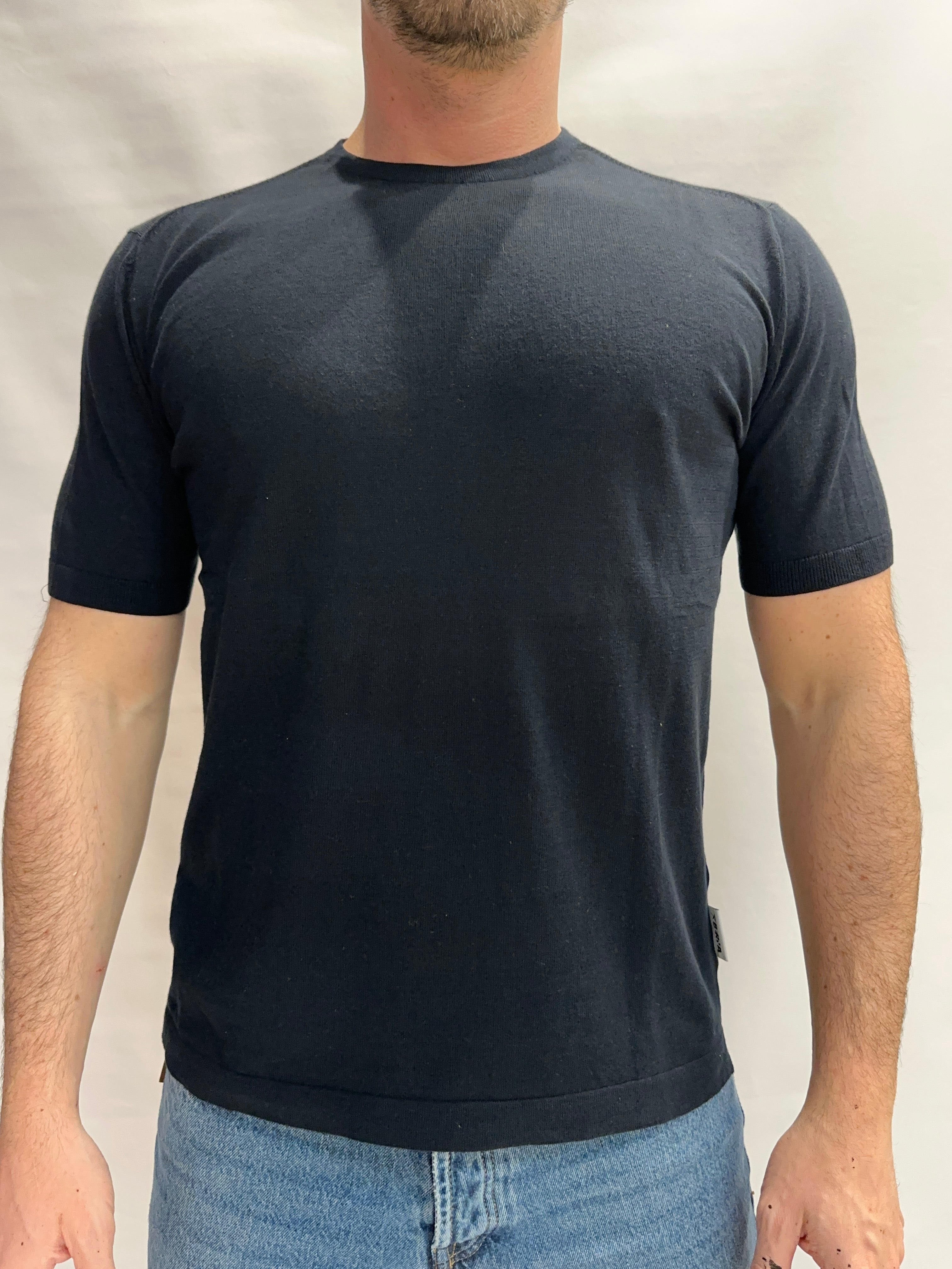 T Shirt in maglia BERNA in Cotone leggerissimo, manica corta - Cod: 26104678