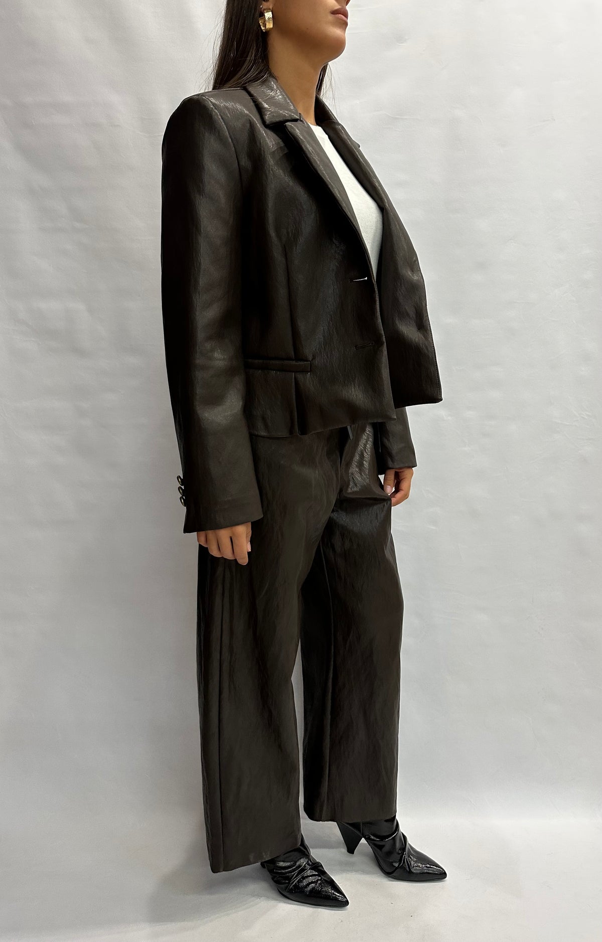 Coordinato TENSIONE IN in similpelle , COD: W26P660 e W26J658