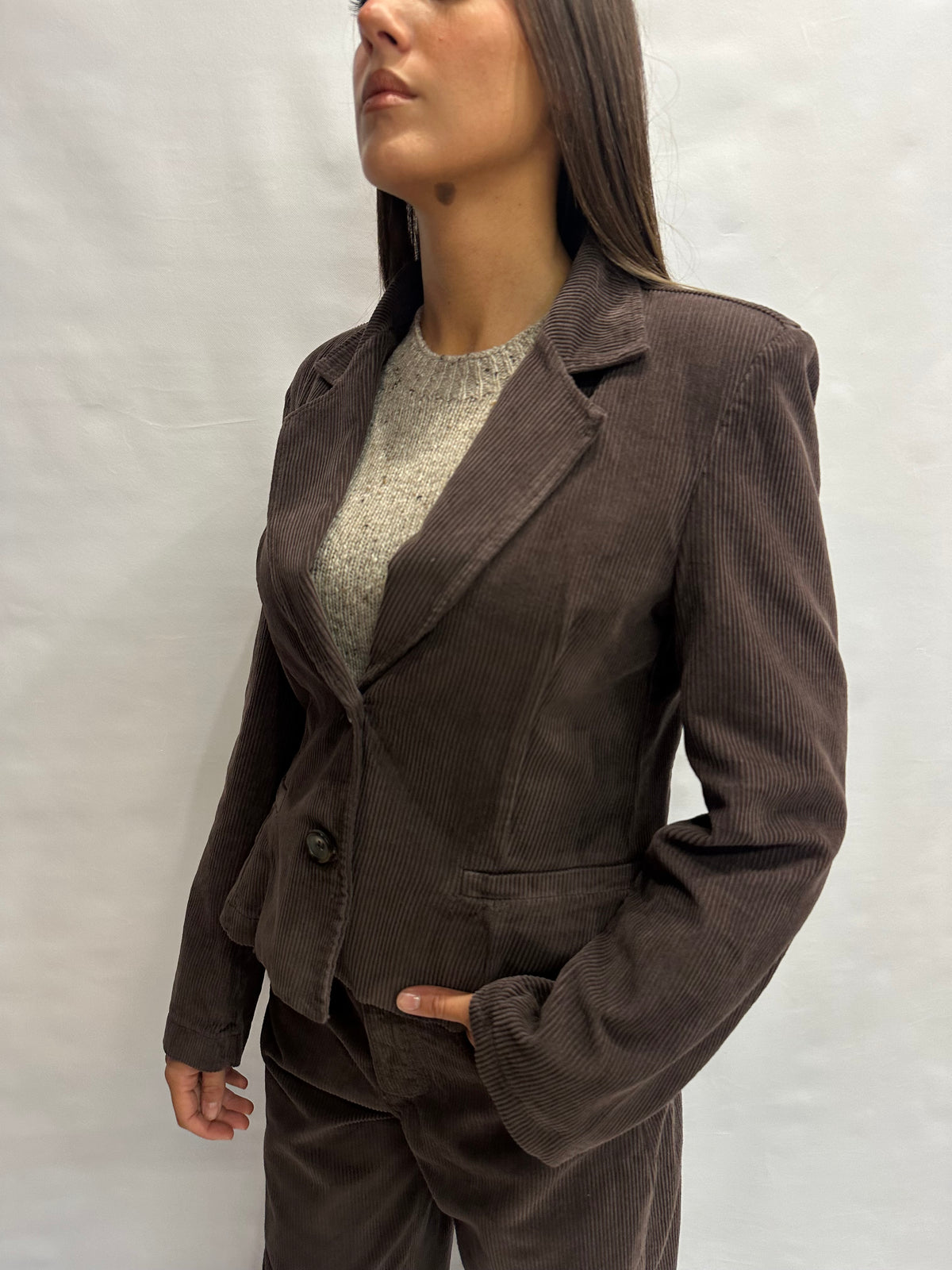 Coordinato TENSIONE IN in velluto , COD: W26P767 e W26J979