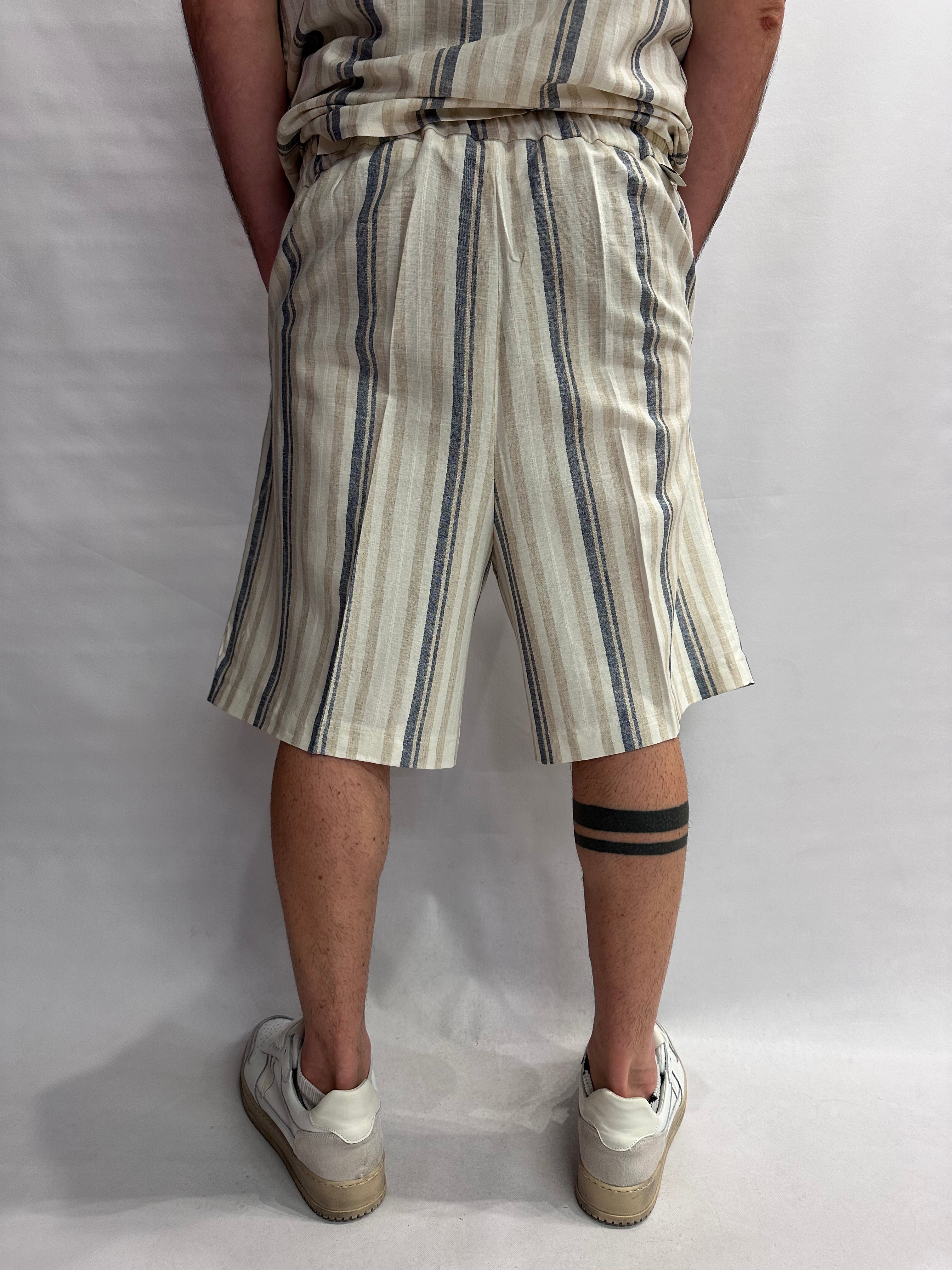 Coordinato BL11 leggero trama a righe irregolari, COD: 05BL26243 E 05BL26253