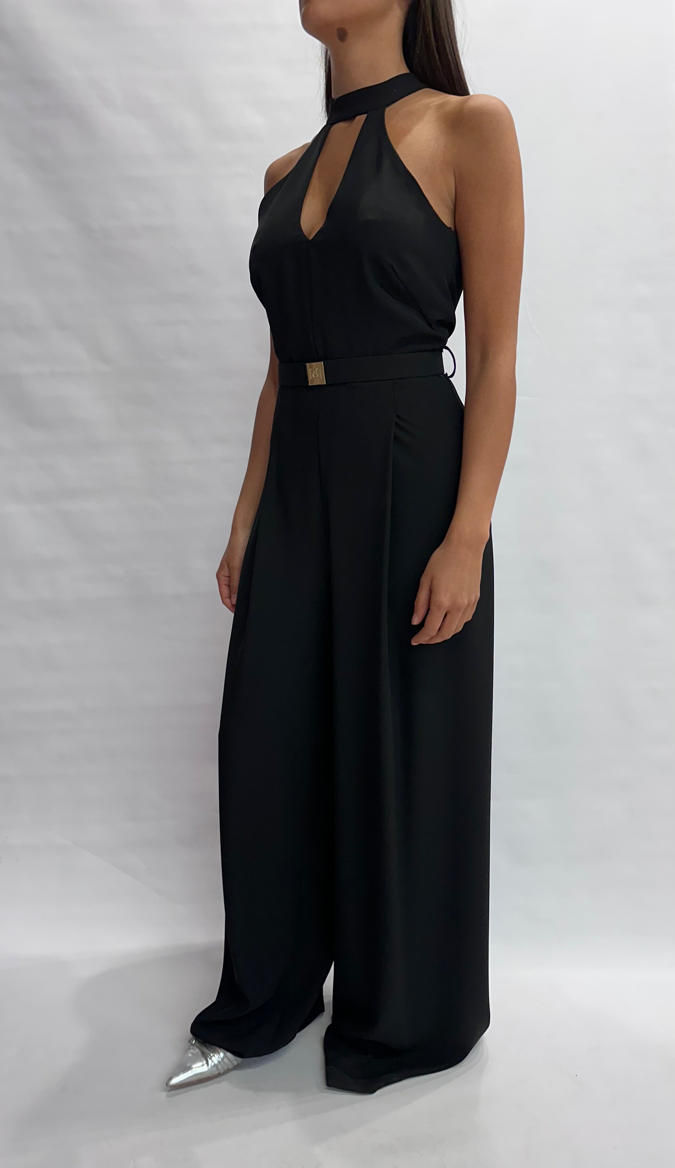 Tuta RINASCIMENTO lunga in fluido, con scollo all'americana - COD: CFC0128677003