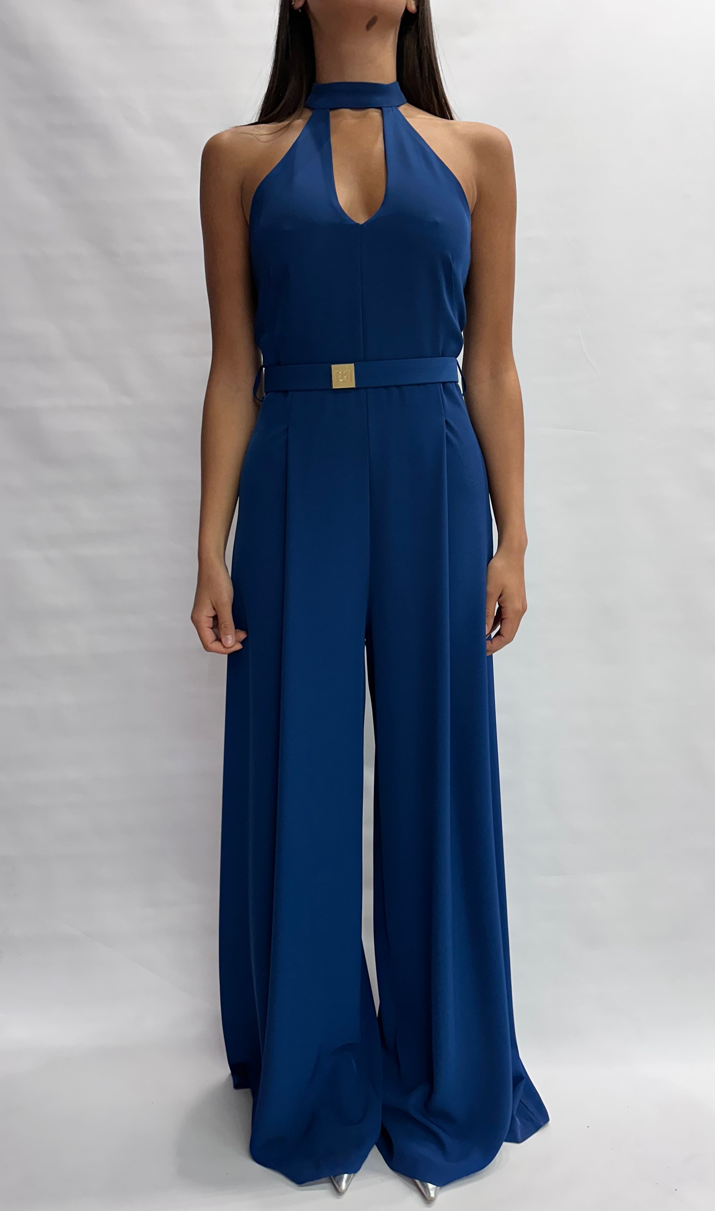 Tuta RINASCIMENTO lunga in fluido, con scollo all'americana - COD: CFC0128677003