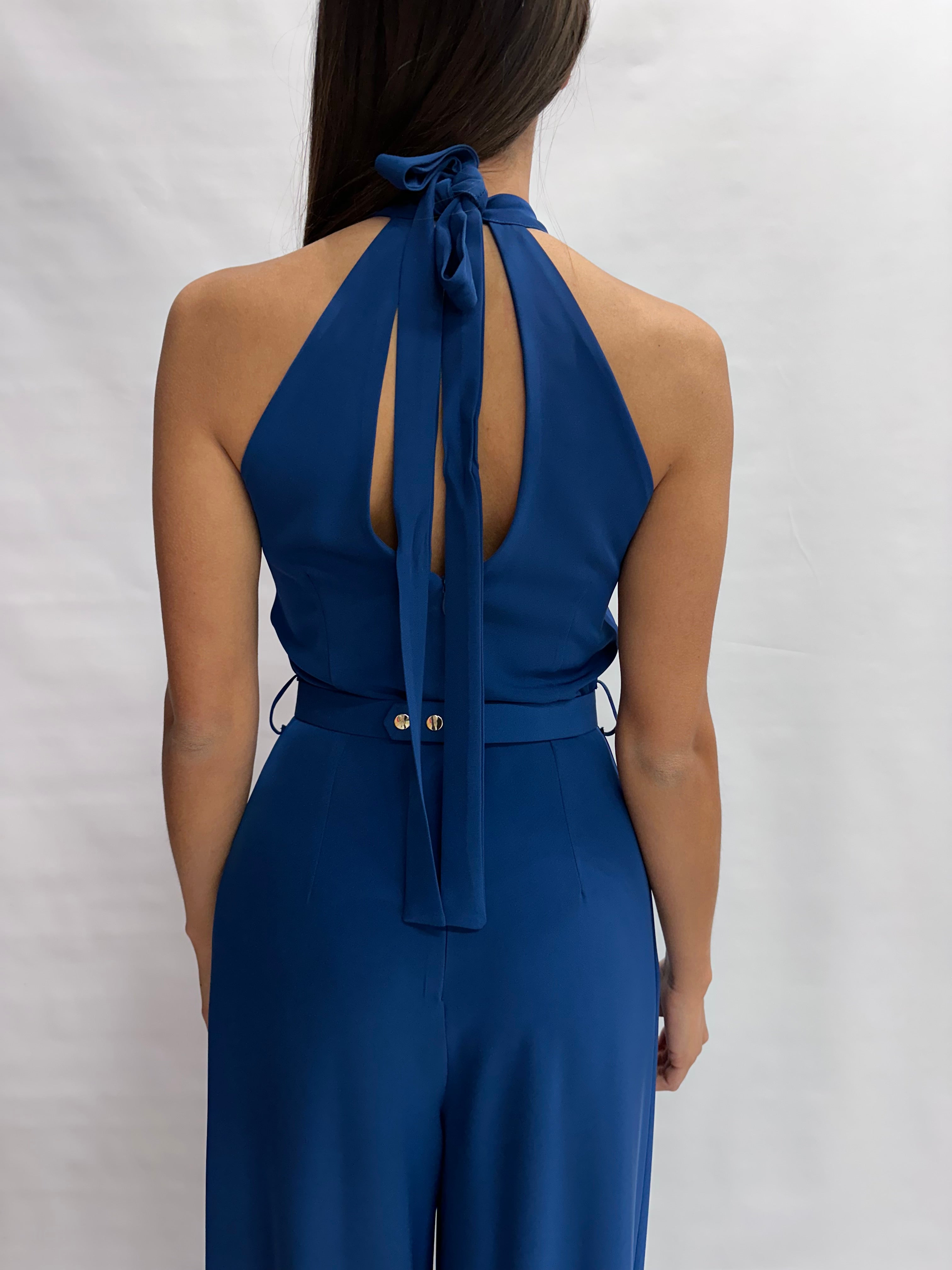 Tuta RINASCIMENTO lunga in fluido, con scollo all'americana - COD: CFC0128677003