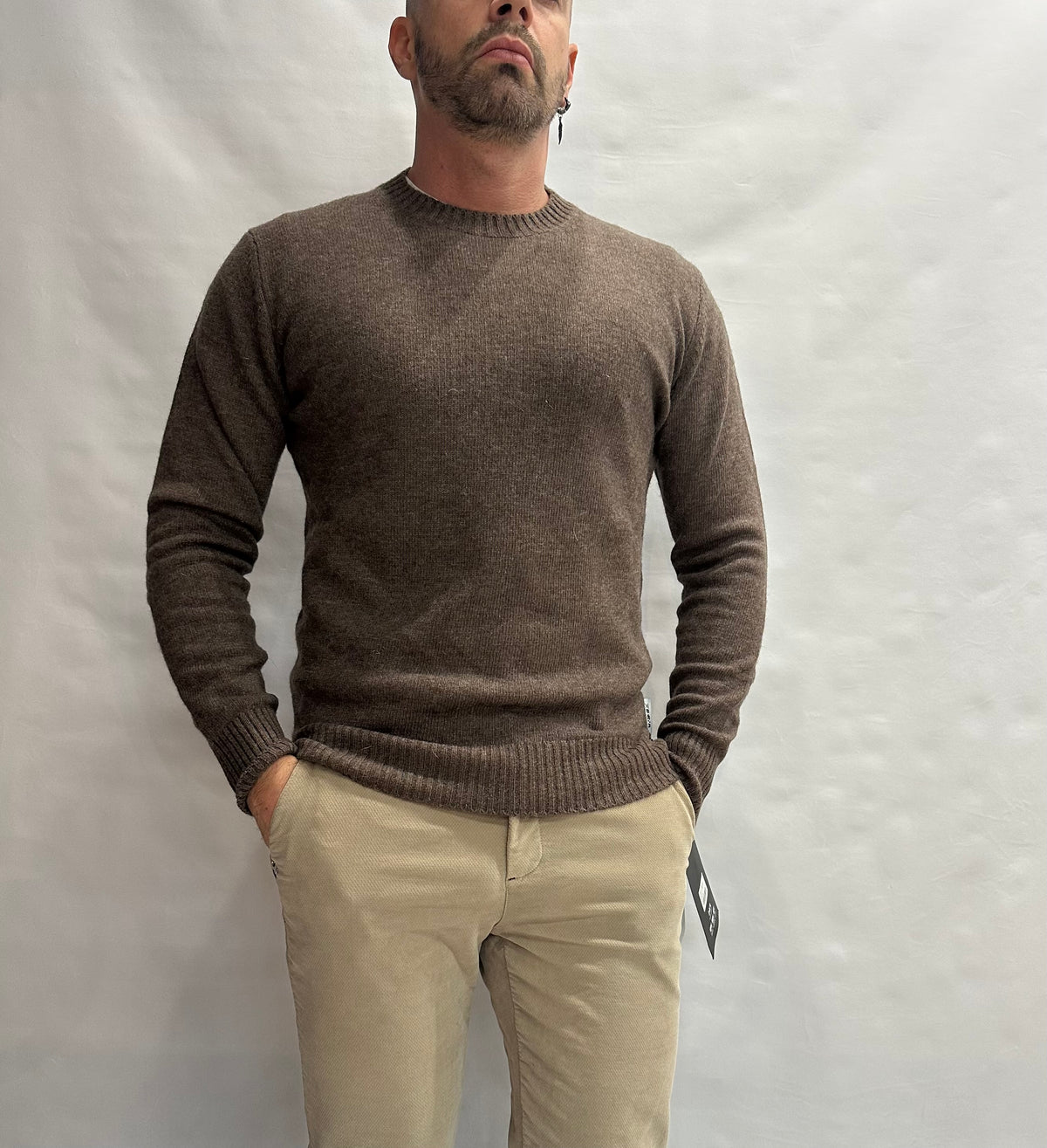 Maglione BERNA girocollo 80% Lana, Cod: 262046673