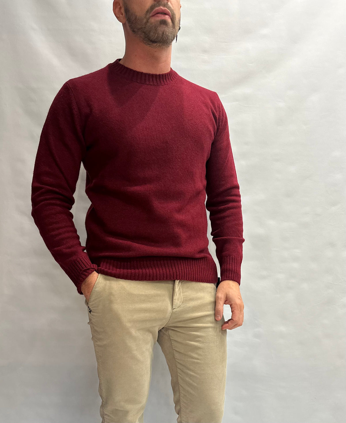 Maglione BERNA girocollo 80% Lana, Cod: 262046674