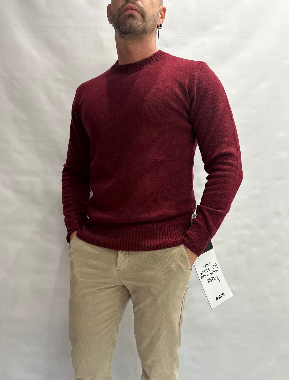 Maglione BERNA girocollo 80% Lana, Cod: 262046674