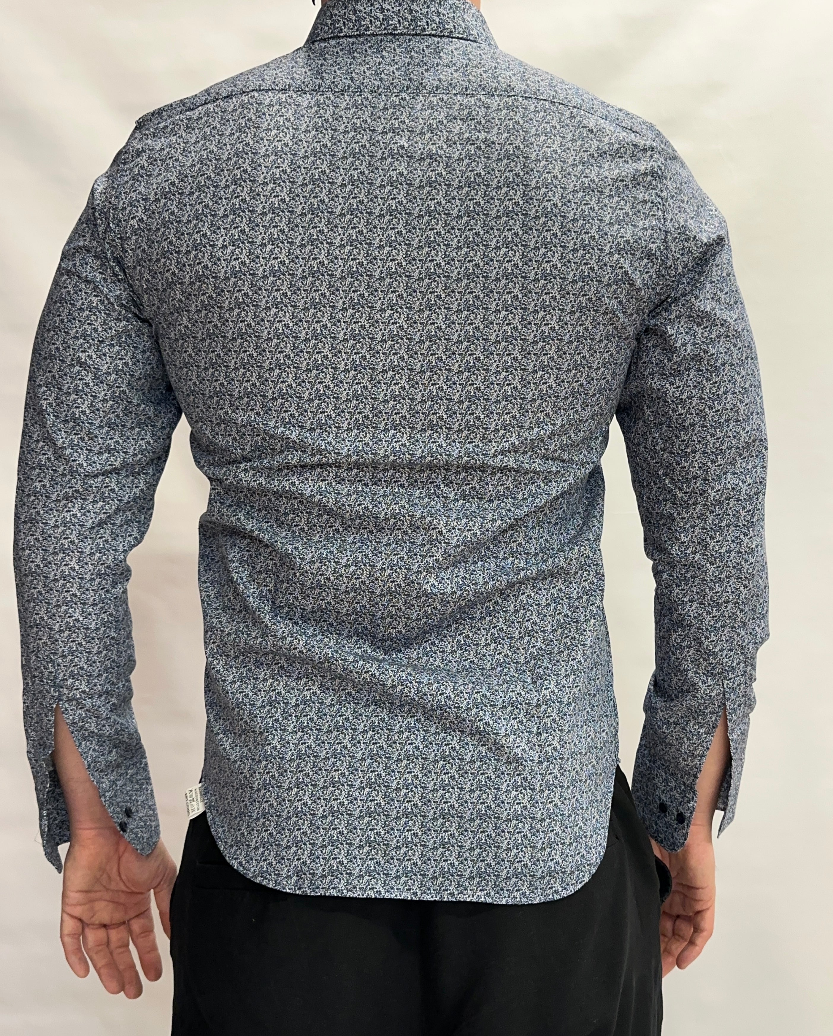 Camicia SL56 100% Cotone trama a piccole rose - Cod: GERA
