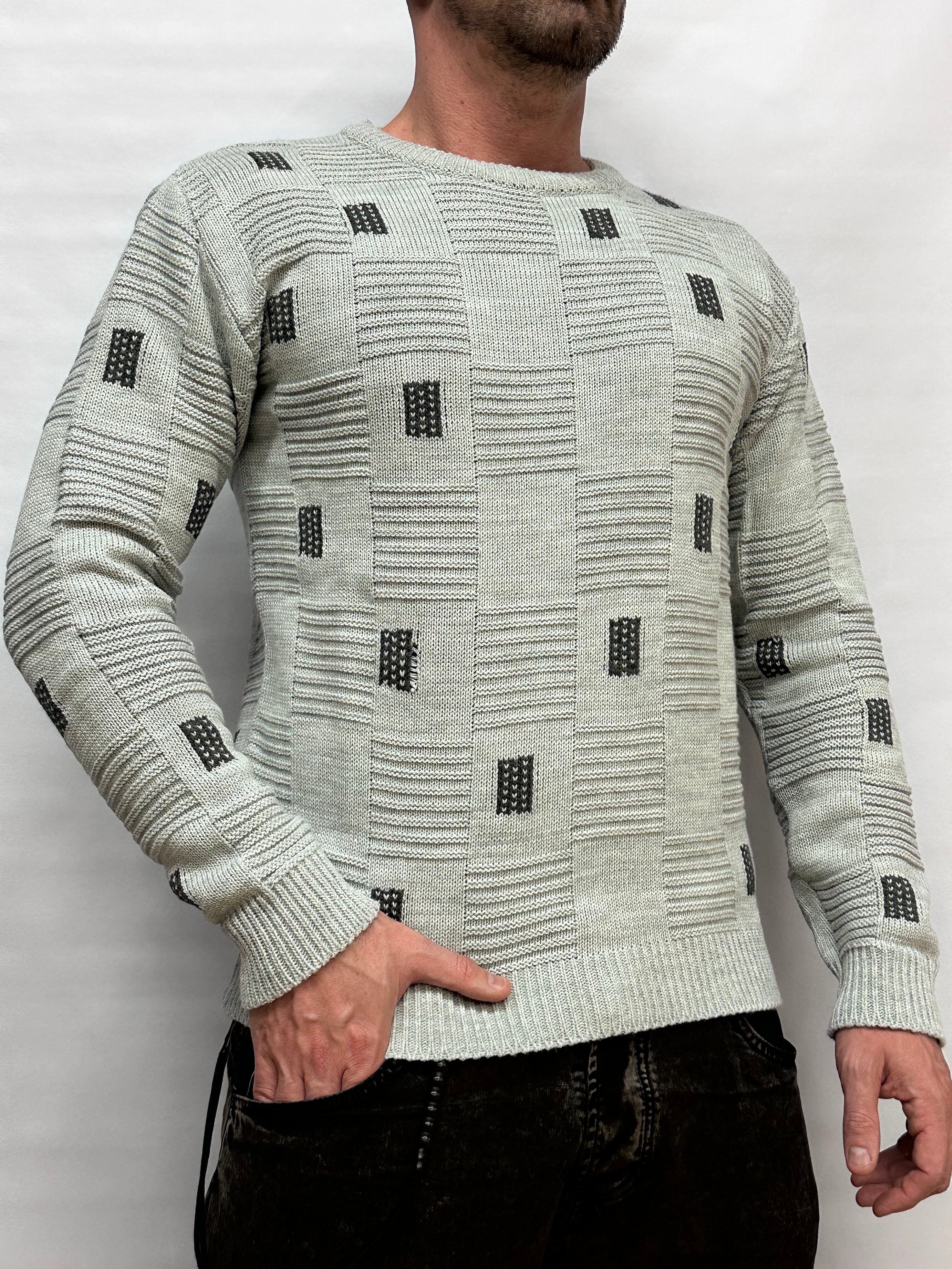 Maglione IMPERIAL con trama geometrica , Cod: M81411171