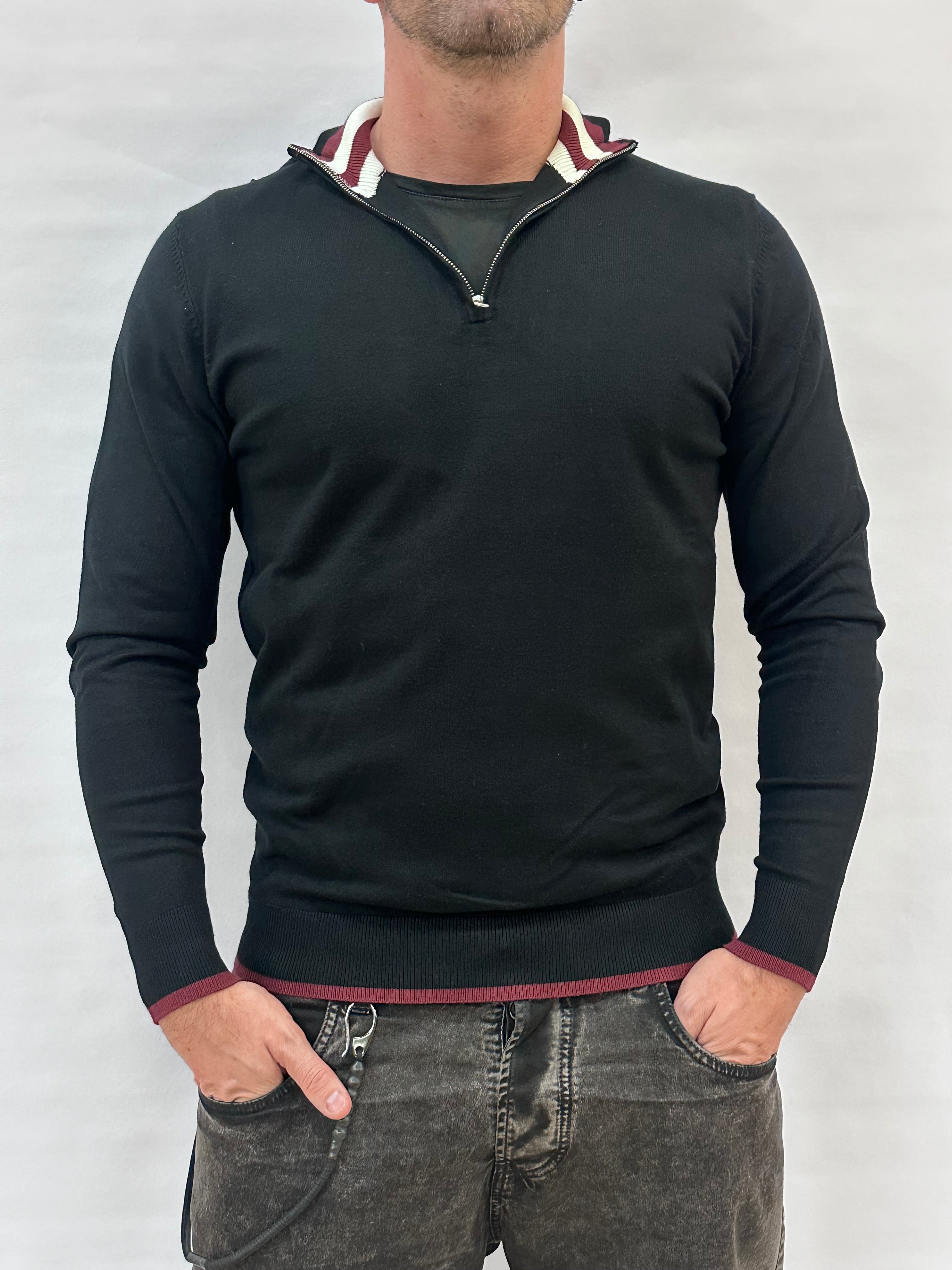 Maglia IMPERIAL con zip parziale, Cod: M8857121U2