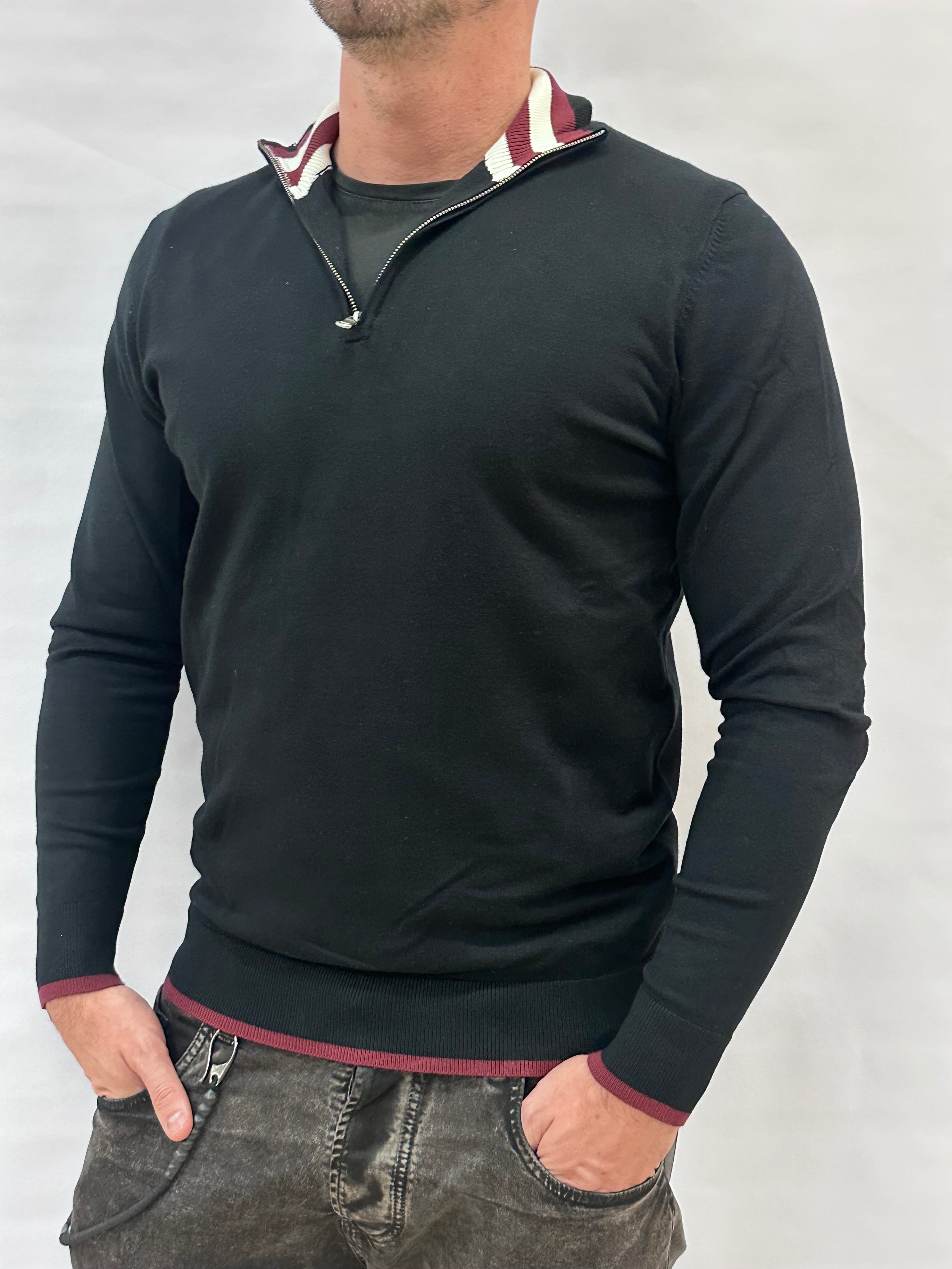 Maglia IMPERIAL con zip parziale, Cod: M8857121U2