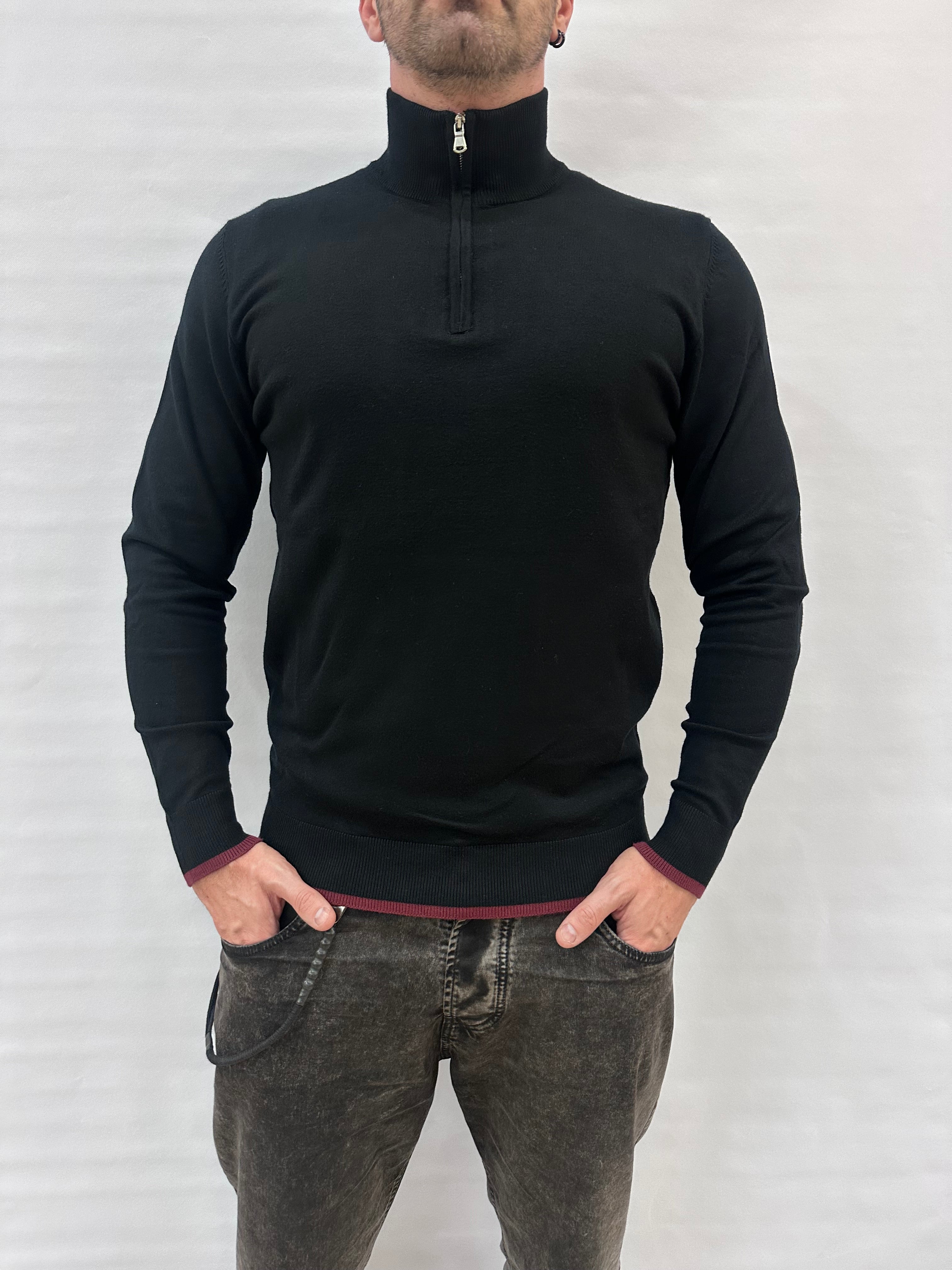 Maglia IMPERIAL con zip parziale, Cod: M8857121U2