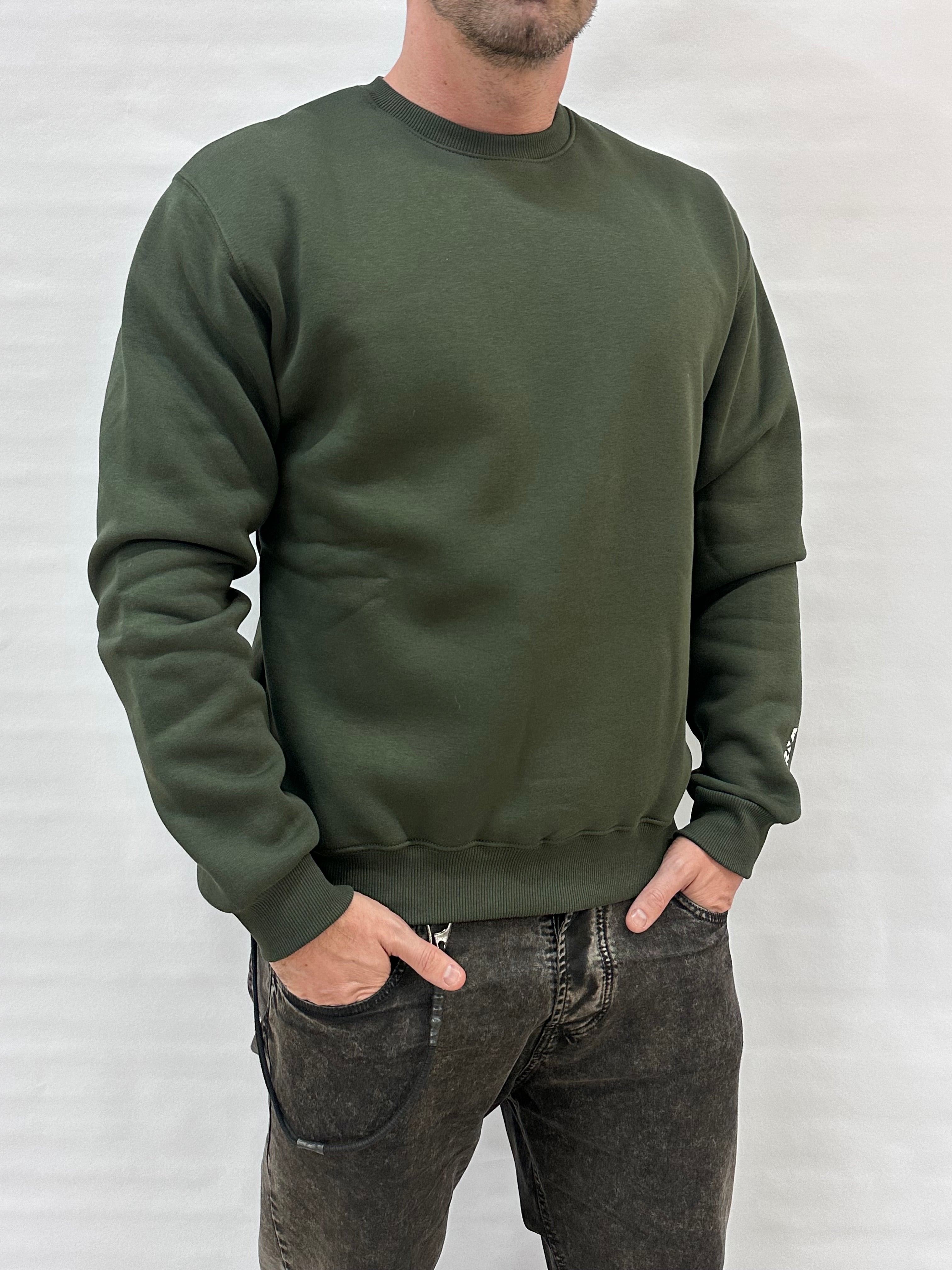 Felpa BERNA tuta girocollo, senza cappuccio, interno felpato , COD: 25202057