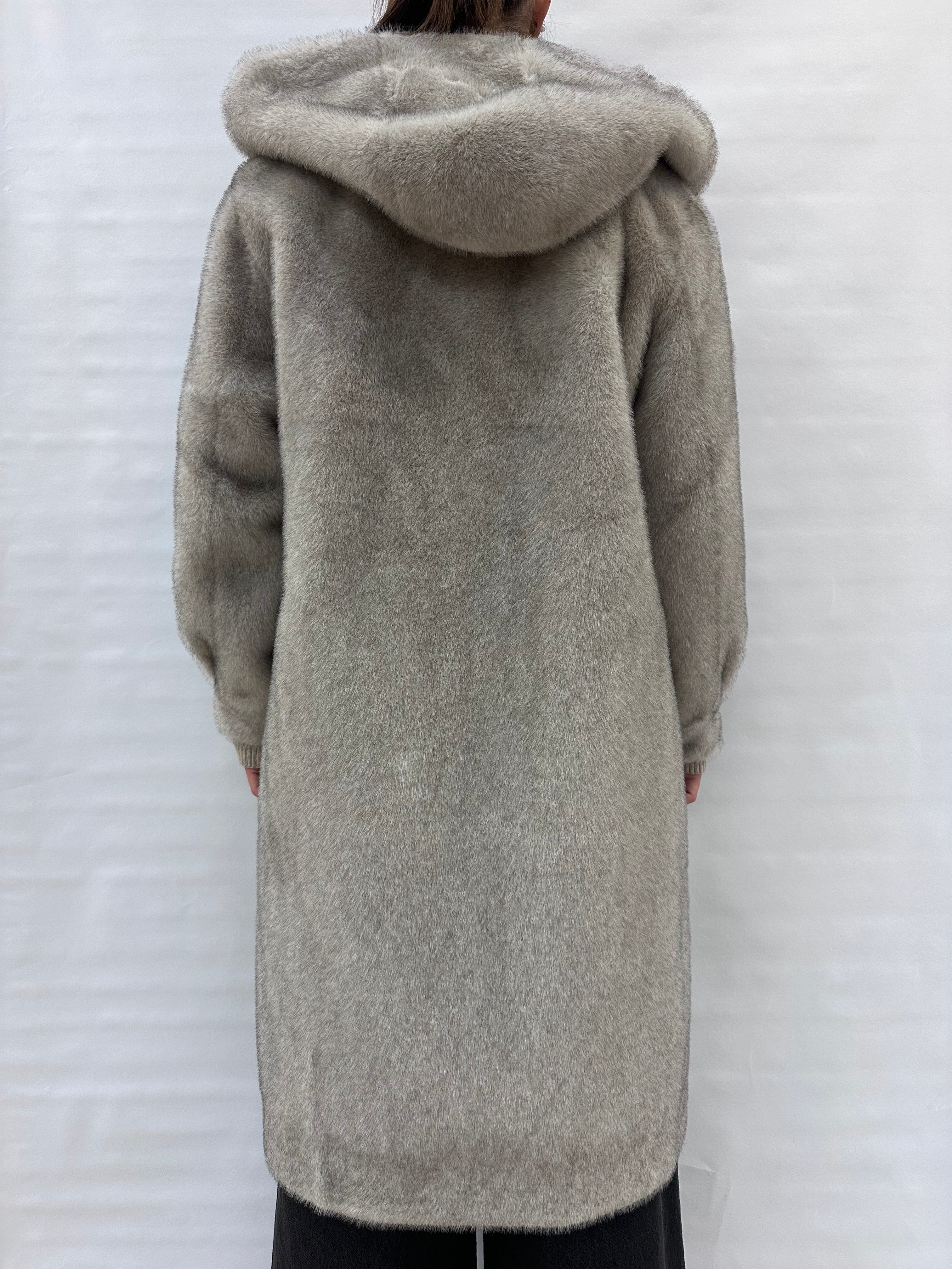 Cappotto RINASCIMENTO stile pelliccia ecologica lunga - COD: CFC0122225003