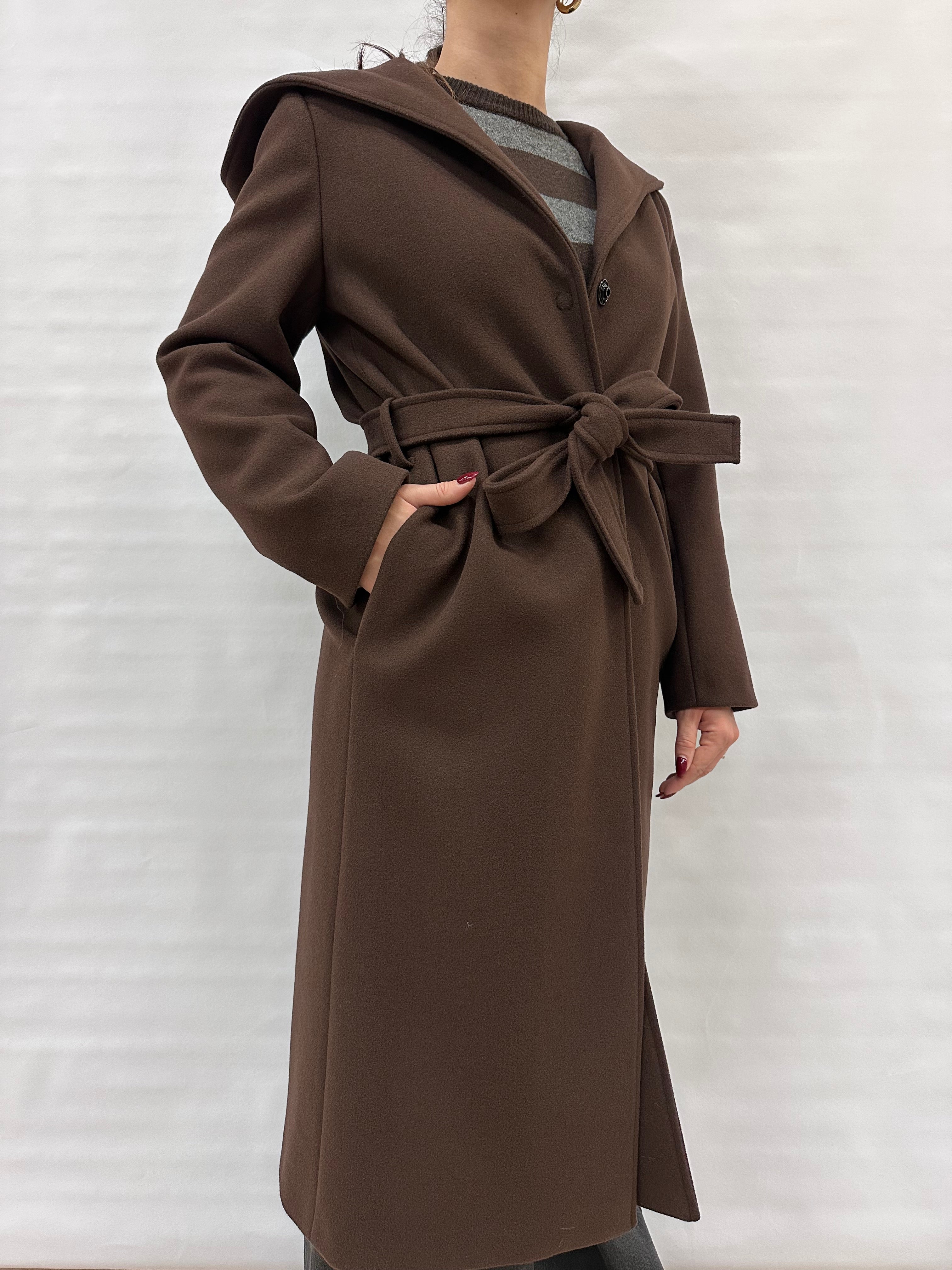 Cappotto LADY&LADY lungo con cintura in dotazione - COD: CT25196