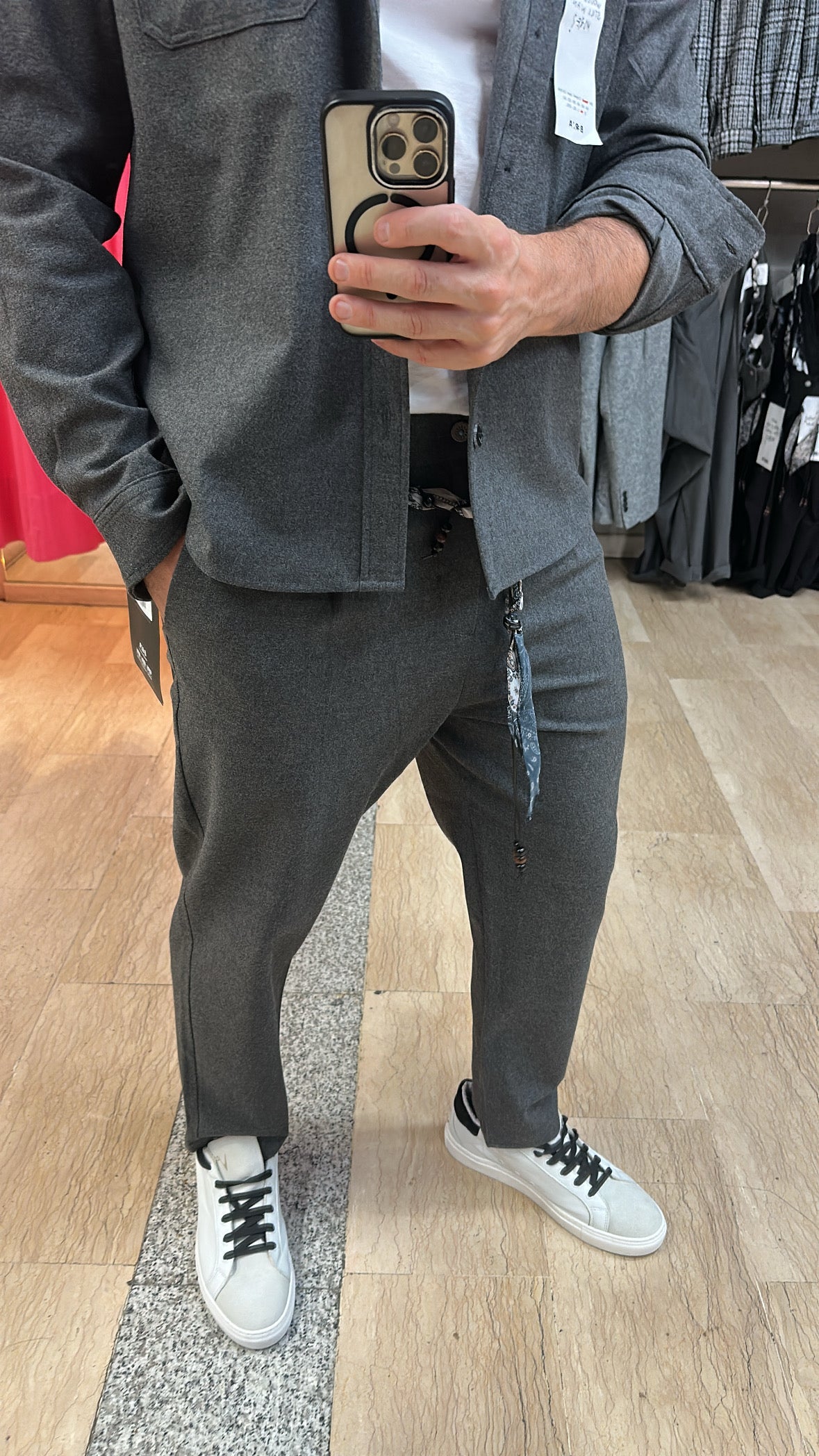 Pantaloni BERNA modello regular disponibile anche con sahariana in coordinato  - COD: 26230123