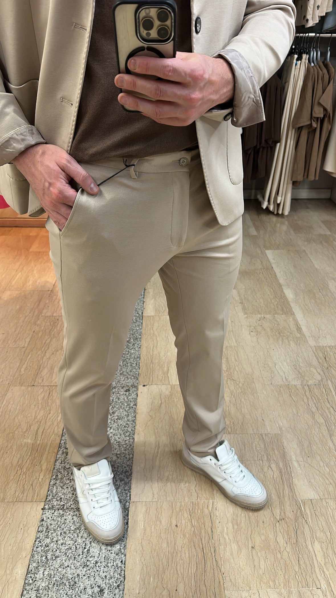 Pantalone XAGON MAN asciutto, elasticizzato, disponibile anche con giacca in coordinato - COD: PBARBA