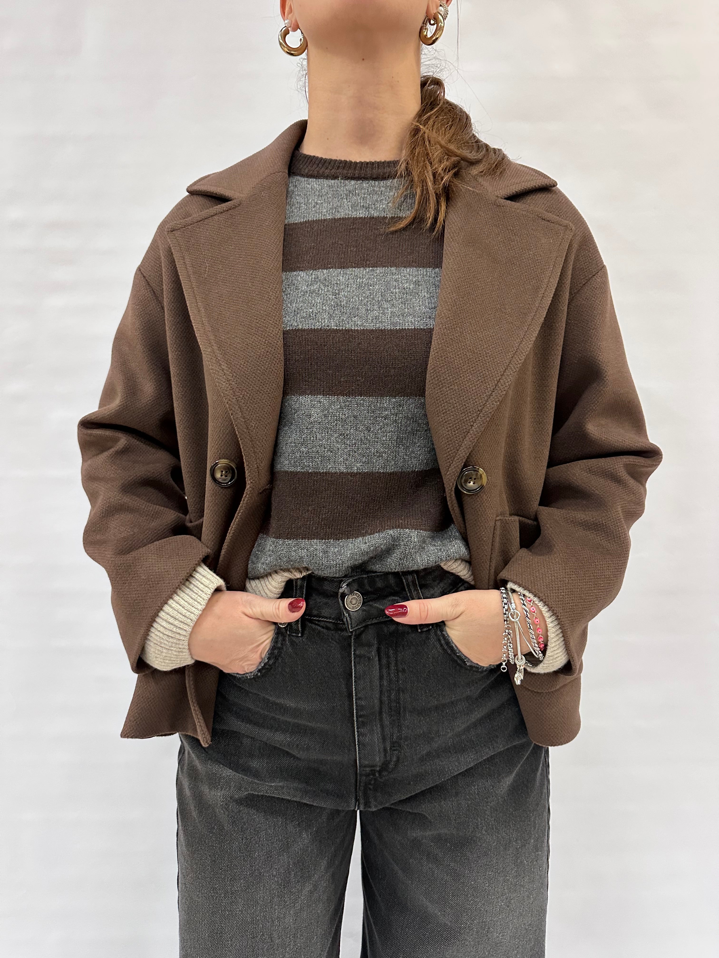 Cappottino TENSIONE IN doppiopetto - COD: 9720