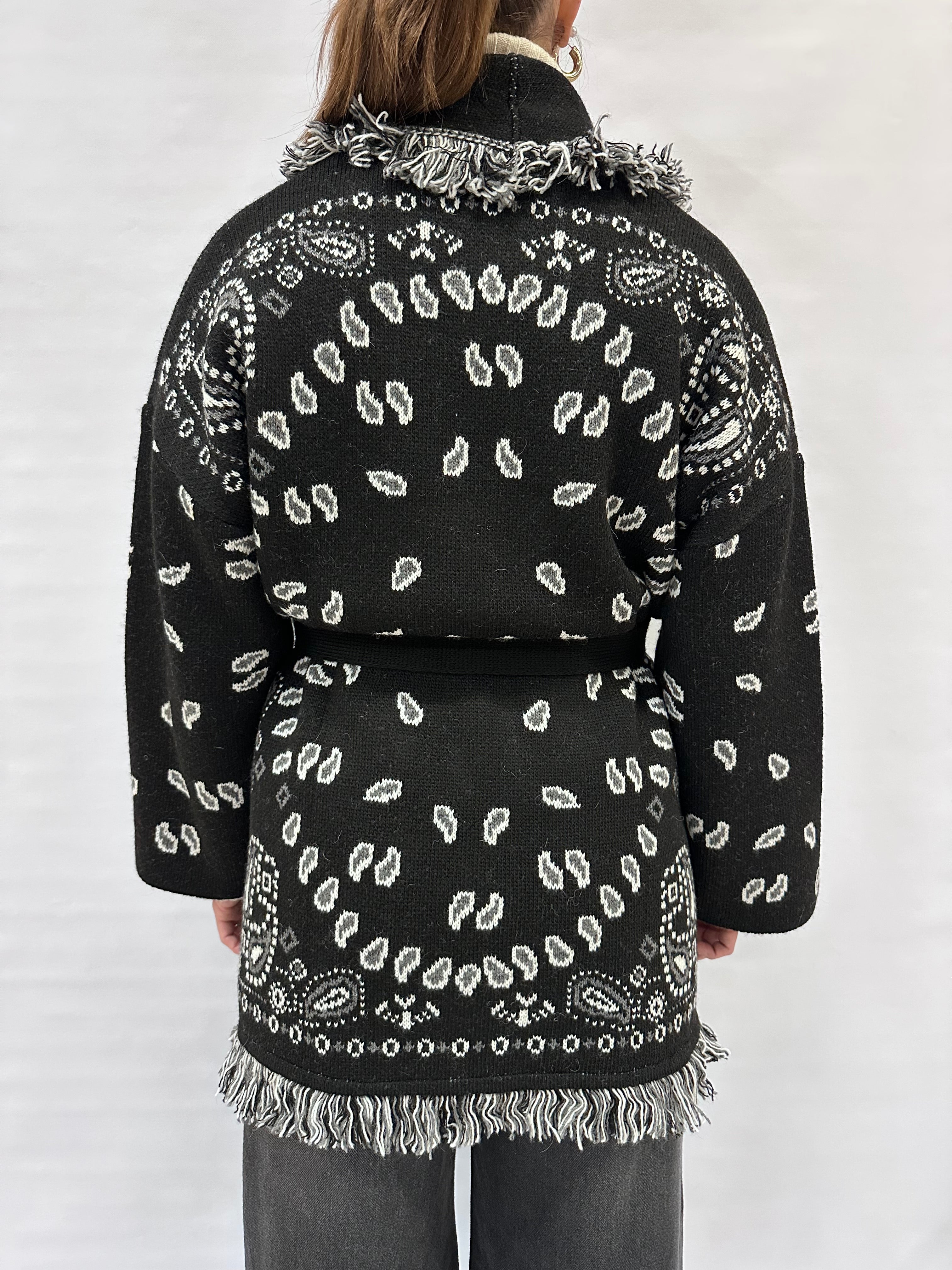 Cardigan TENSIONE IN trama Azteca - COD: W5HMG38A400