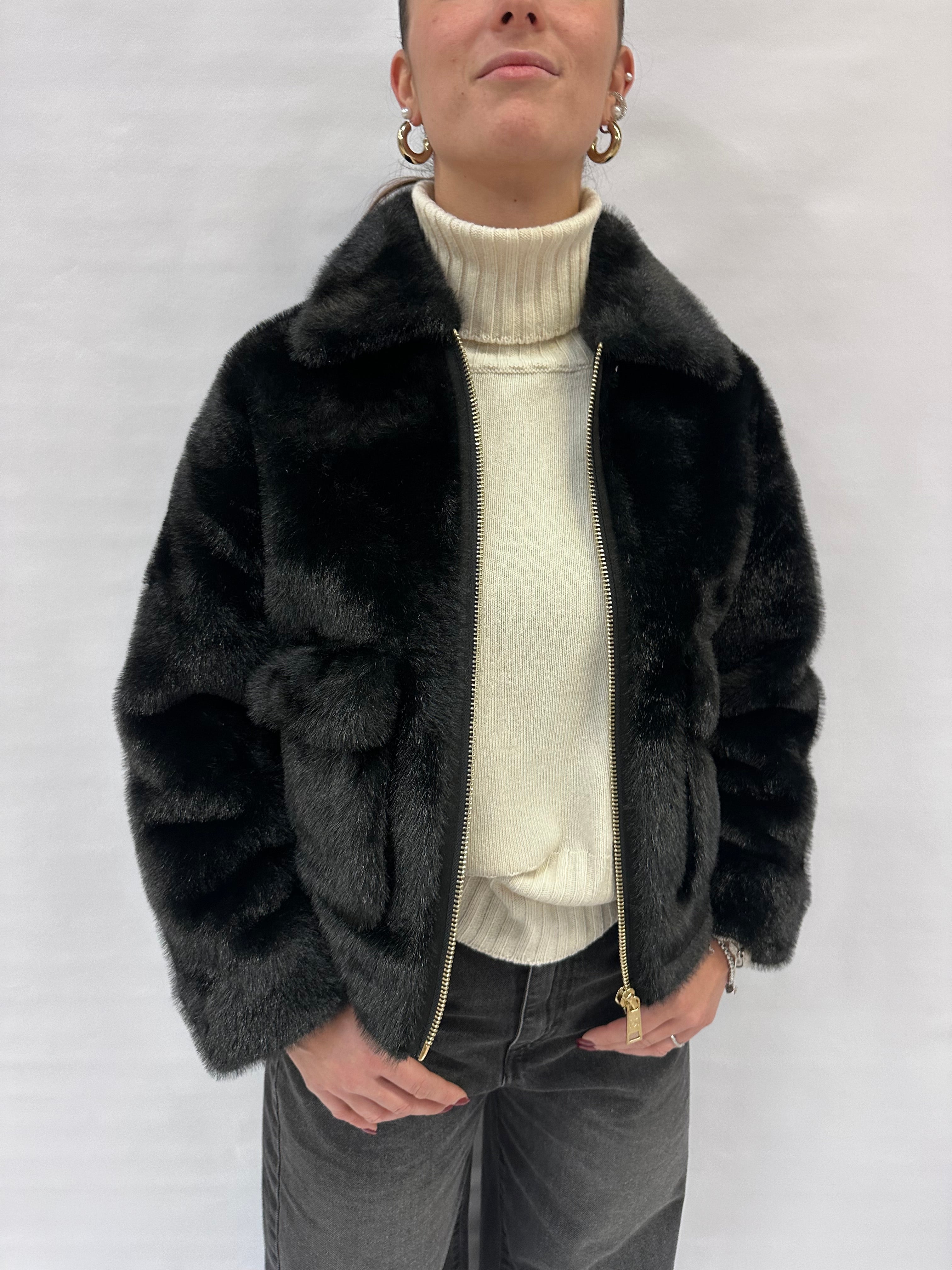 Pelliccia ecologica corta RINASCIMENTO - COD: CFC0122227003