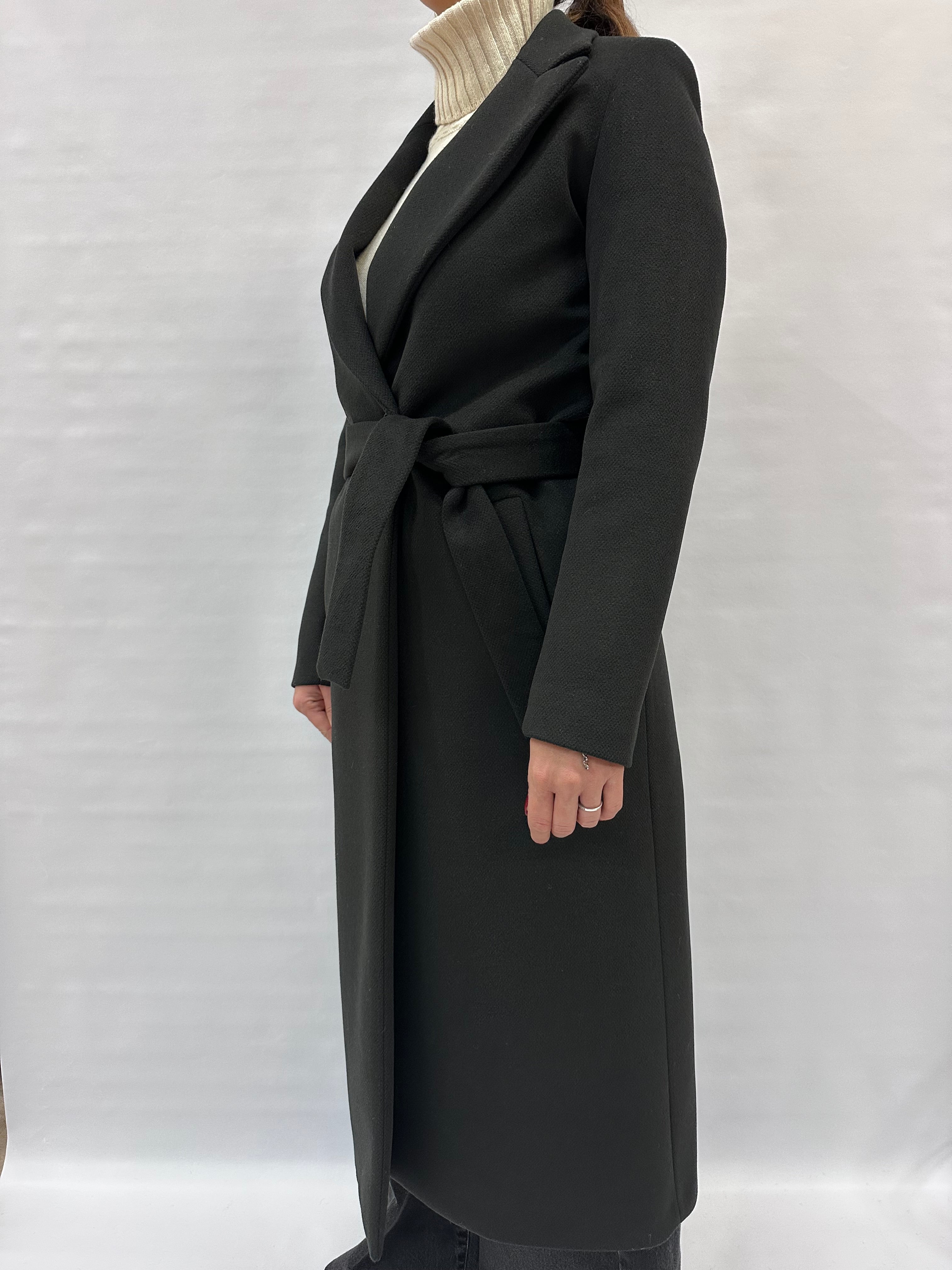 Cappotto RINASCIMENTO lungo con cintura in dotazione - COD: CFC0125812003