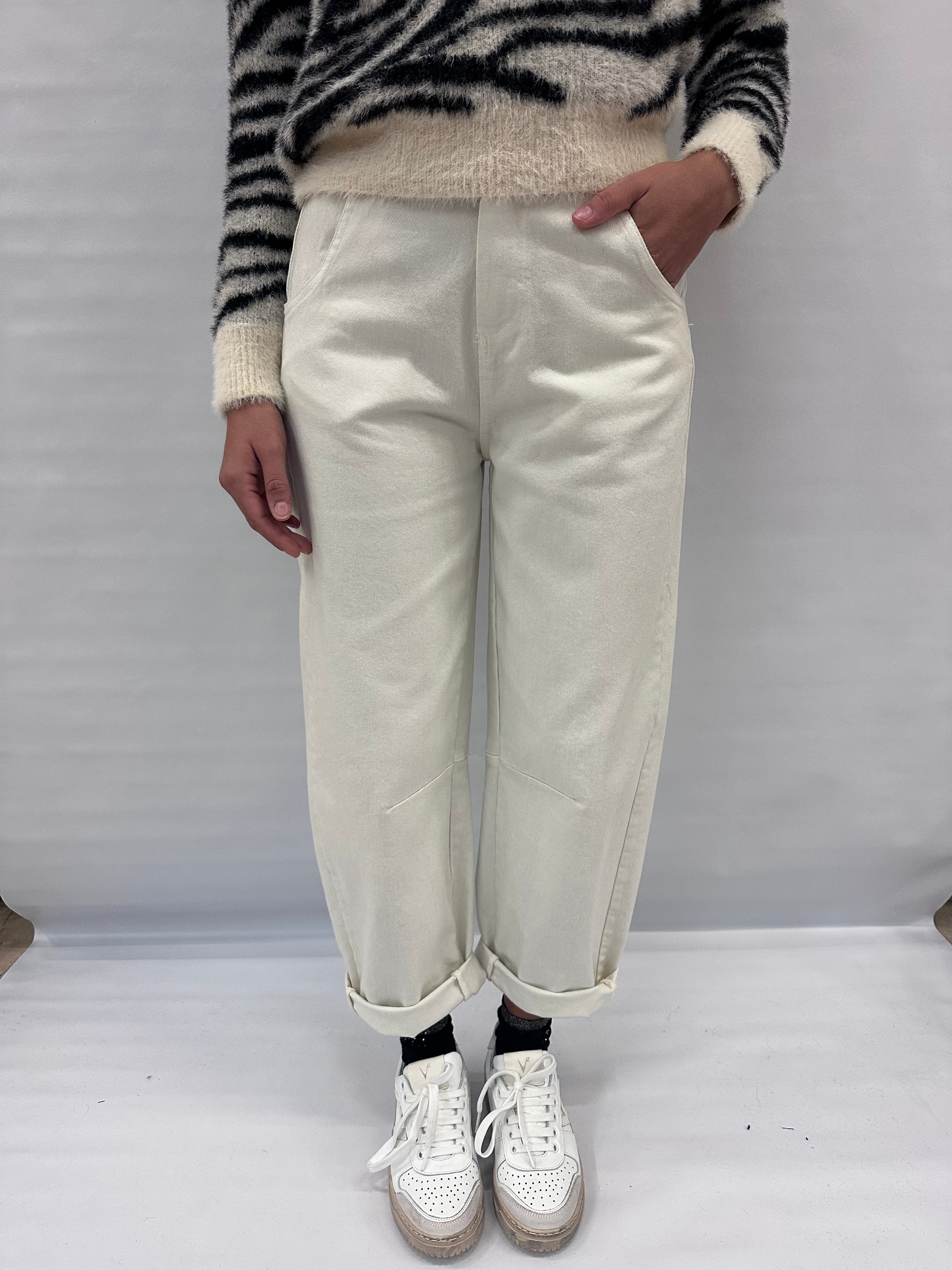 Jeans TENSIONE IN ovetto a fondo largo - COD: PA5137AI25